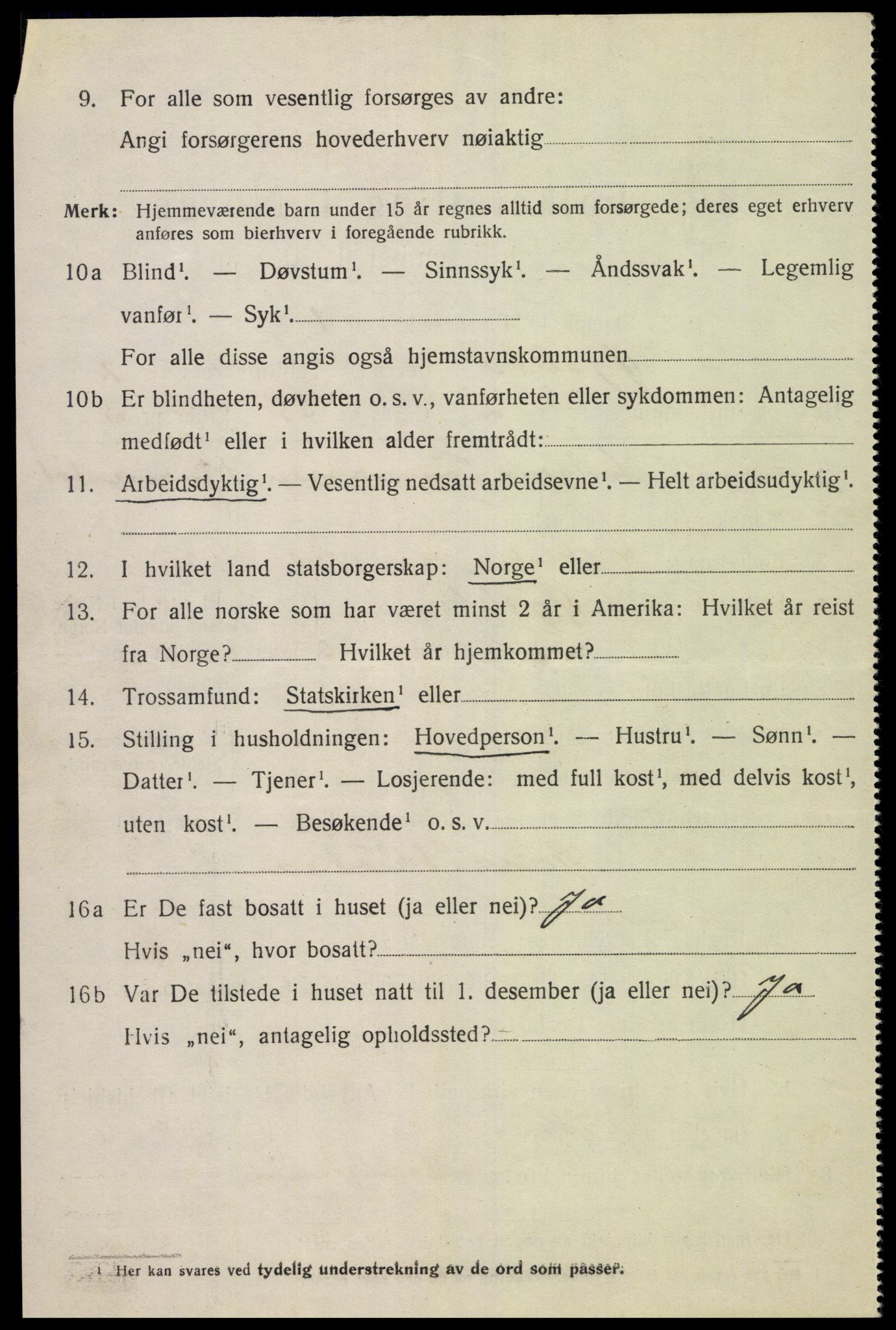 SAK, 1920 census for Øyslebø, 1920, p. 739
