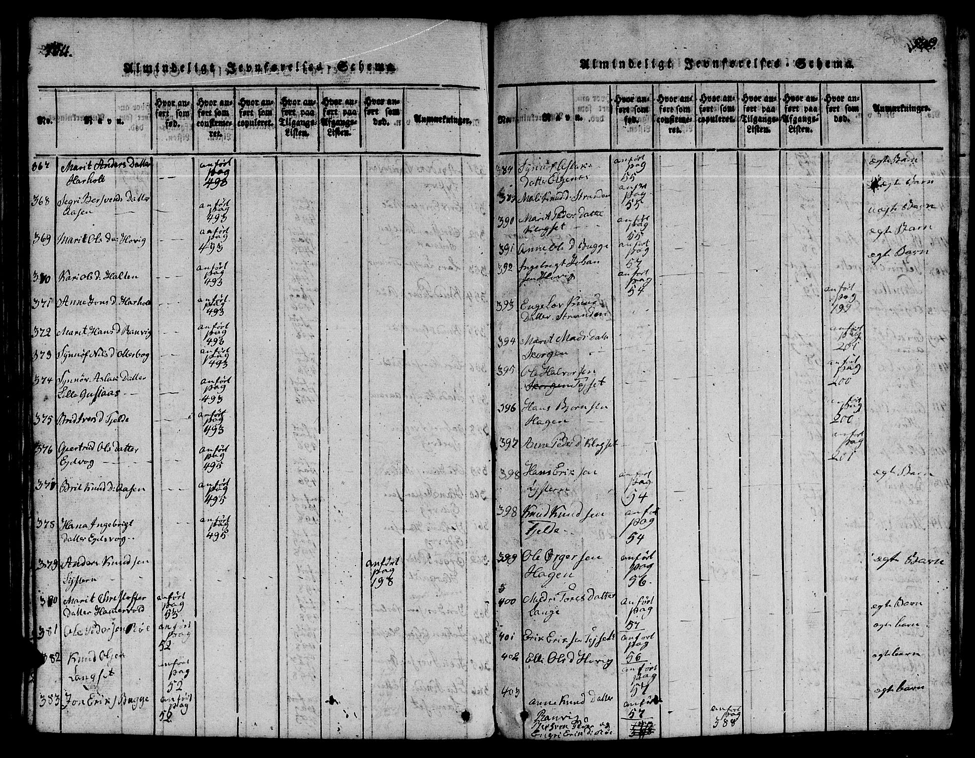 Ministerialprotokoller, klokkerbøker og fødselsregistre - Møre og Romsdal, SAT/A-1454/551/L0629: Parish register (copy) no. 551C01, 1818-1839, p. 704-705