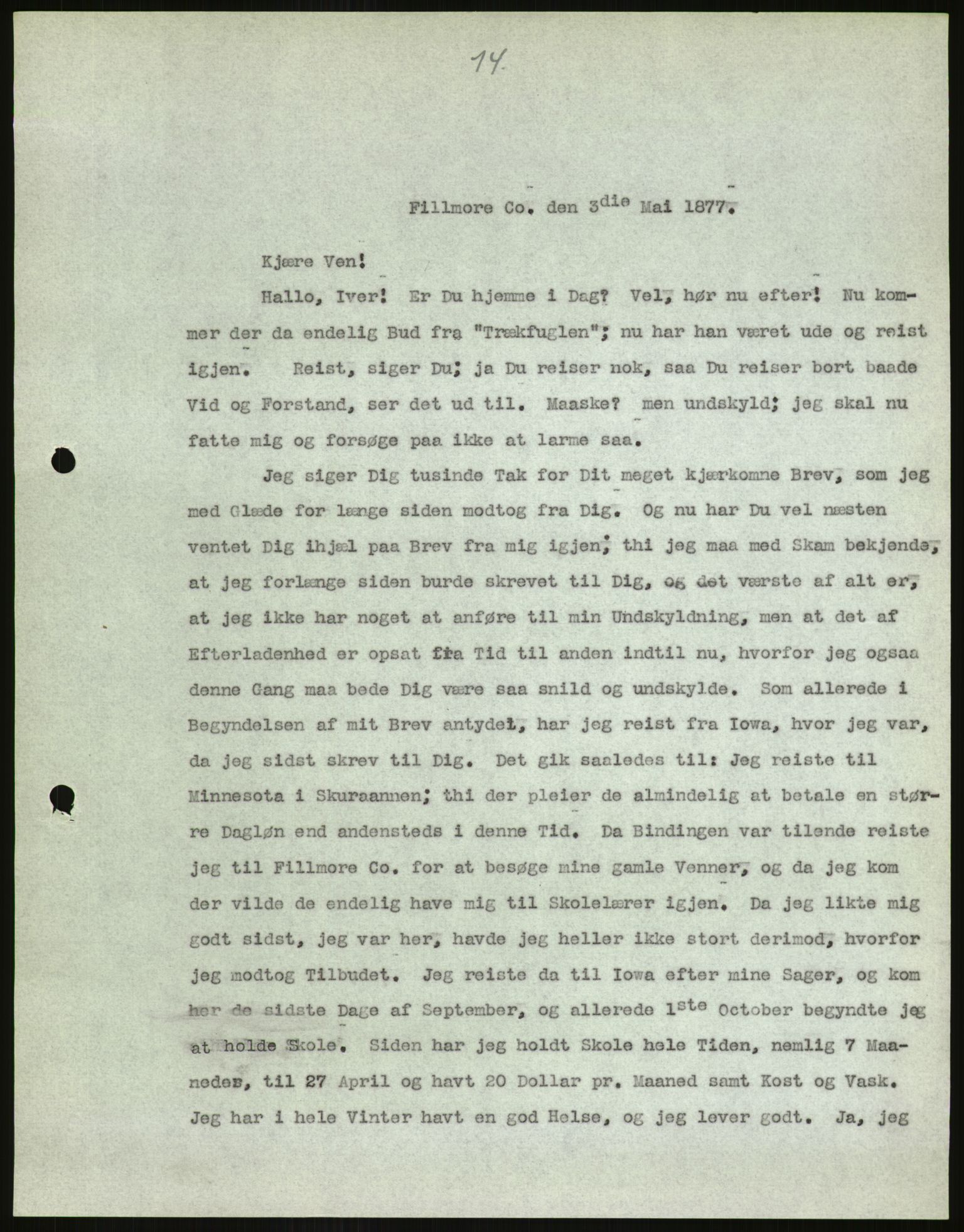 Samlinger til kildeutgivelse, Amerikabrevene, AV/RA-EA-4057/F/L0038: Arne Odd Johnsens amerikabrevsamling II, 1855-1900, p. 407