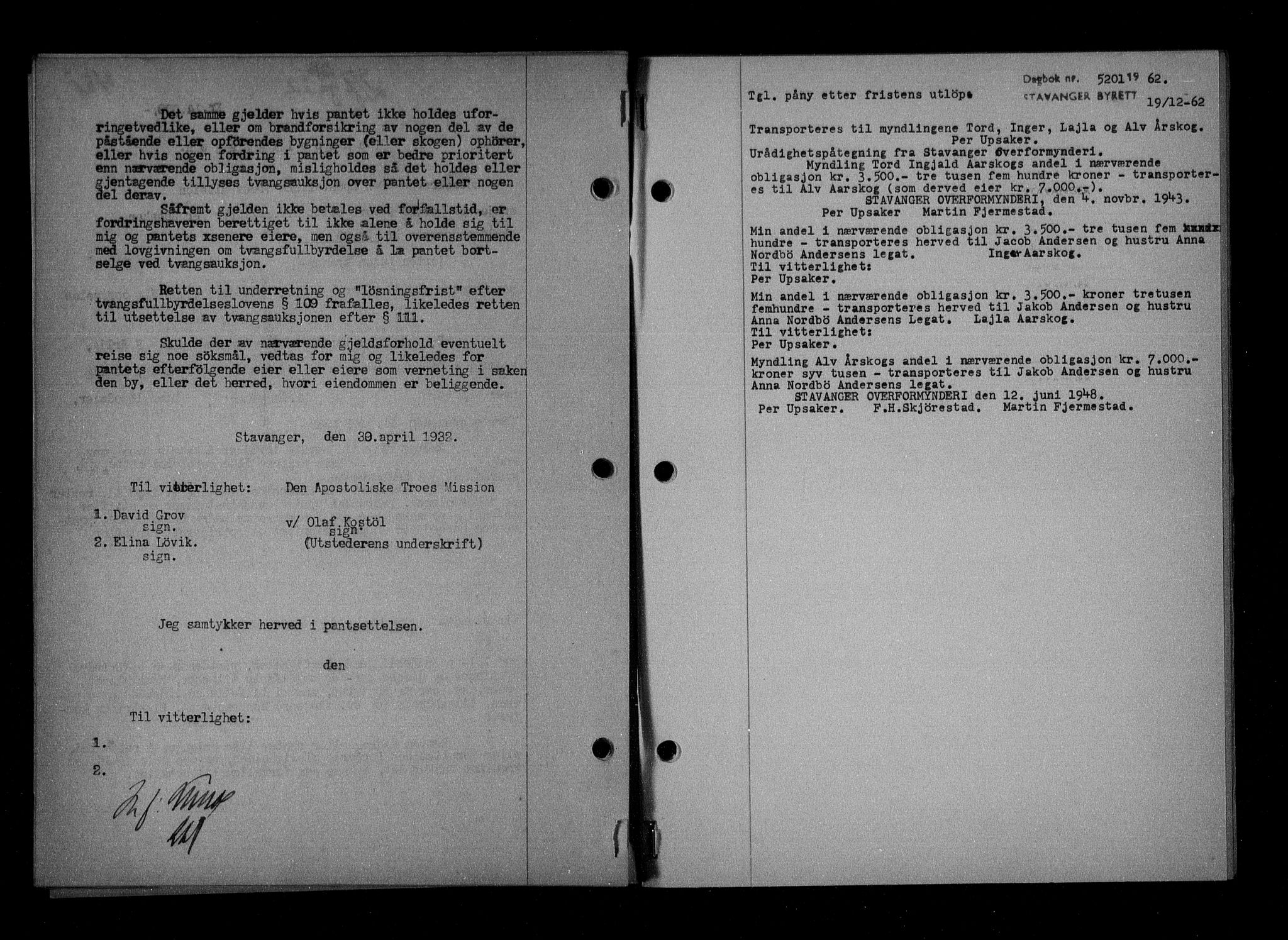 Stavanger byfogd, SAST/A-101408/001/4/41/410/410BB/L0061: Mortgage book no. 51, 1932-1932, Deed date: 28.05.1932