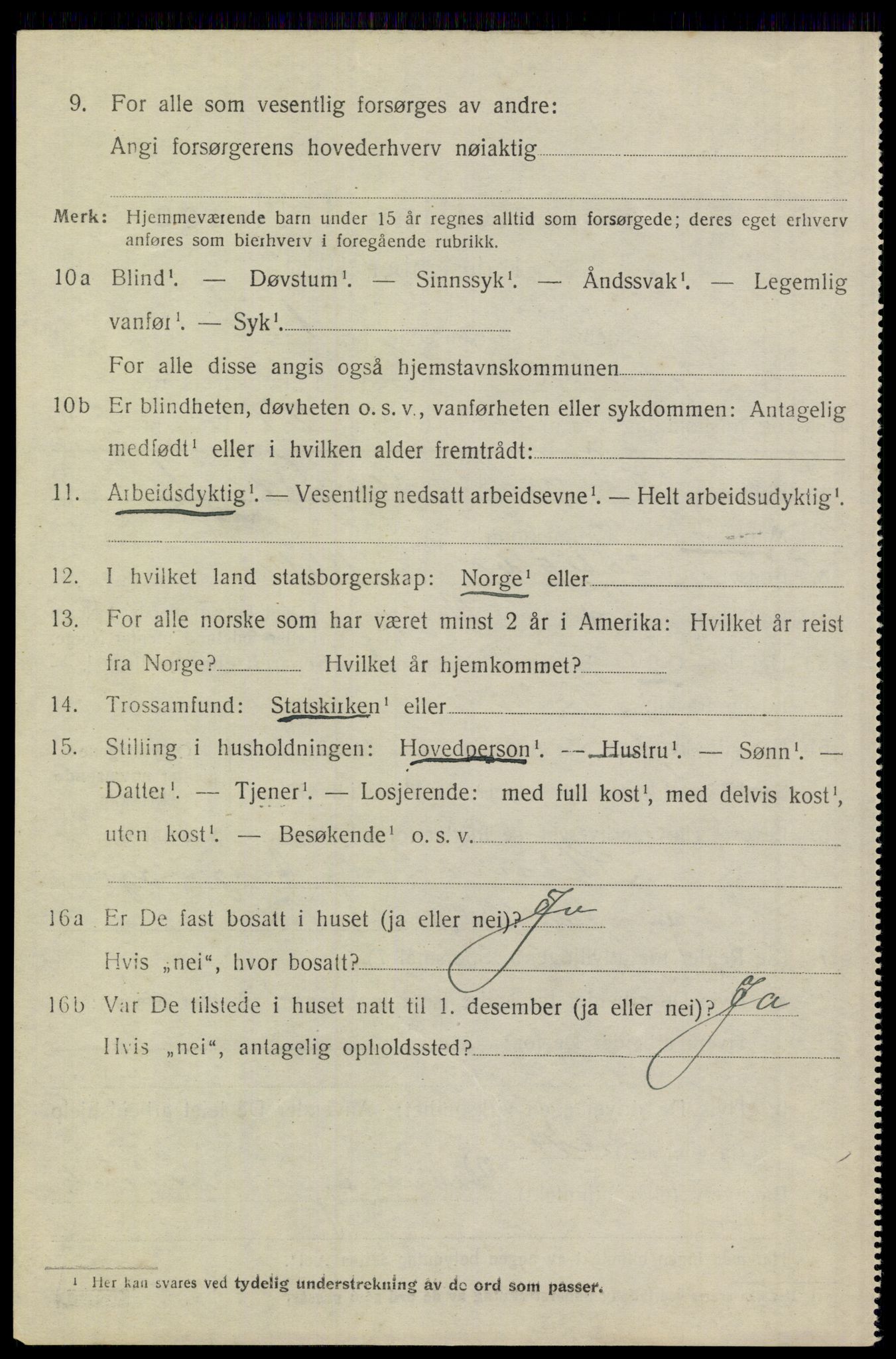 SAST, 1920 census for Gjesdal, 1920, p. 3767