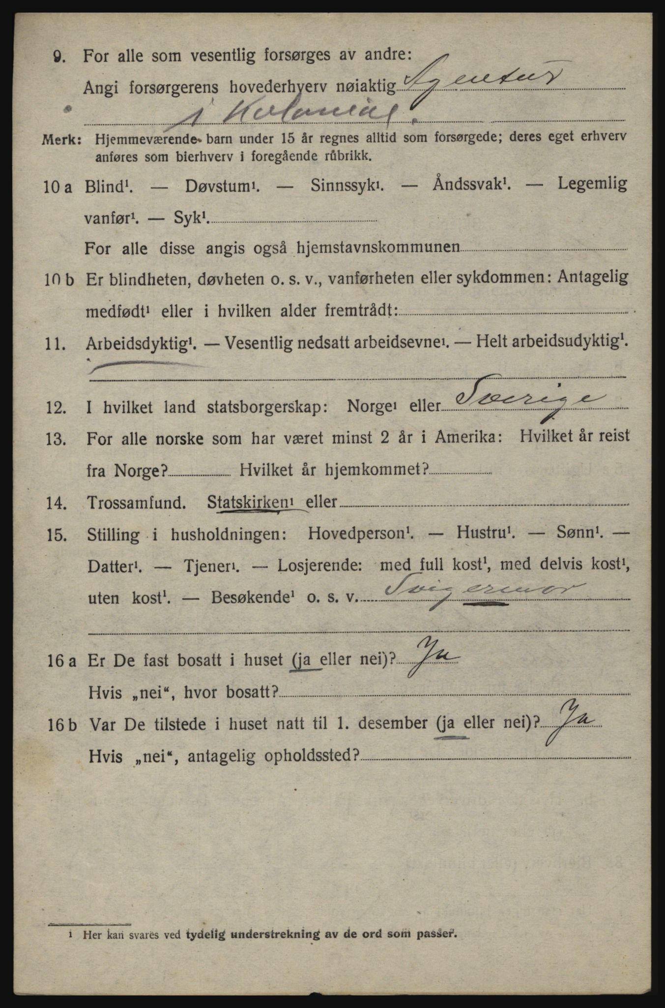 SAO, 1920 census for Berg, 1920, p. 7028