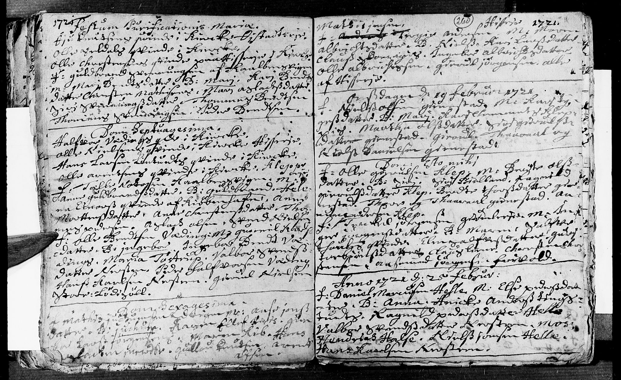 Øyestad sokneprestkontor, AV/SAK-1111-0049/F/Fa/L0002: Parish register (official) no. A 2, 1692-1722, p. 260