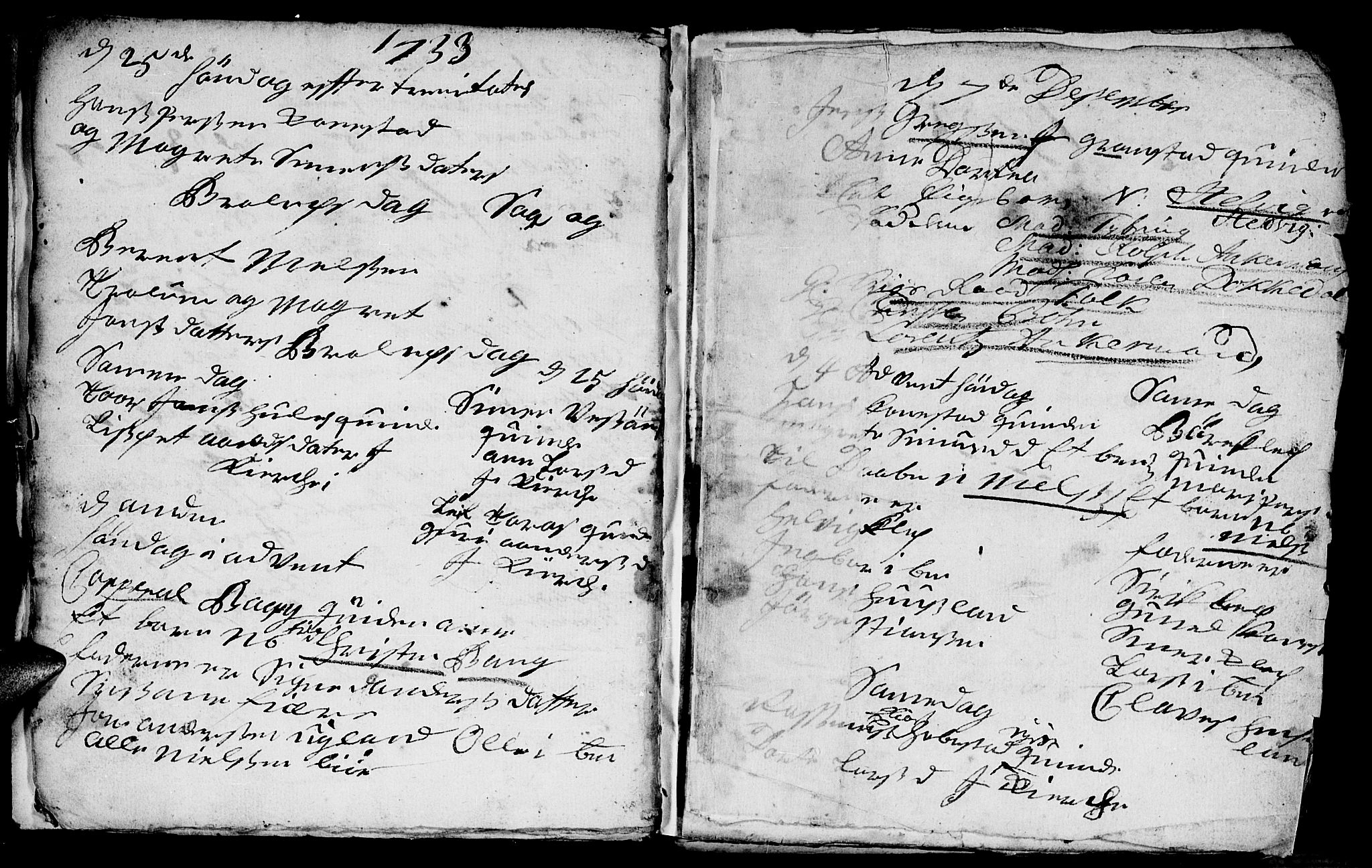 Fjære sokneprestkontor, AV/SAK-1111-0011/F/Fb/L0001: Parish register (copy) no. B 1, 1732-1750, p. 18