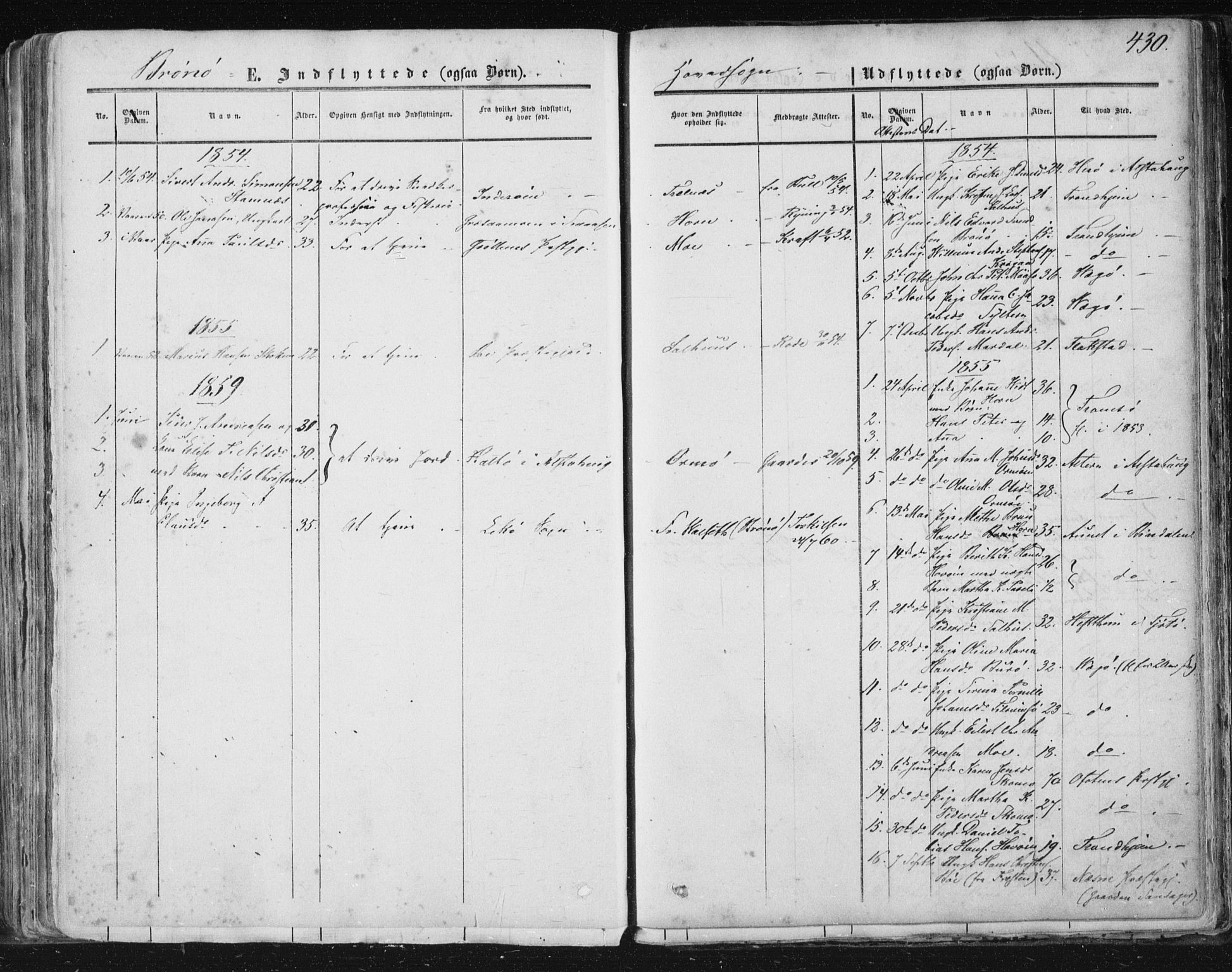 Ministerialprotokoller, klokkerbøker og fødselsregistre - Nordland, SAT/A-1459/813/L0198: Parish register (official) no. 813A08, 1834-1874, p. 430