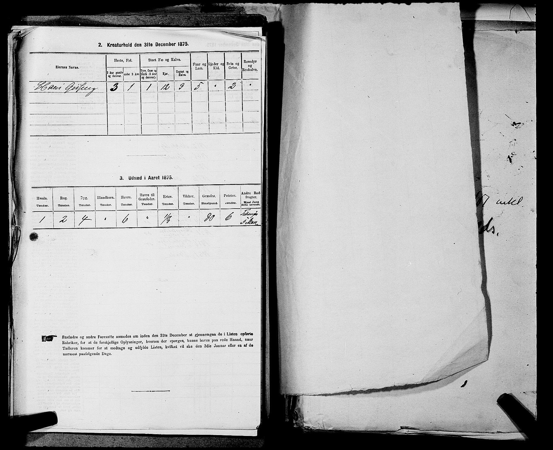 SAKO, 1875 census for 0713P Sande, 1875, p. 462