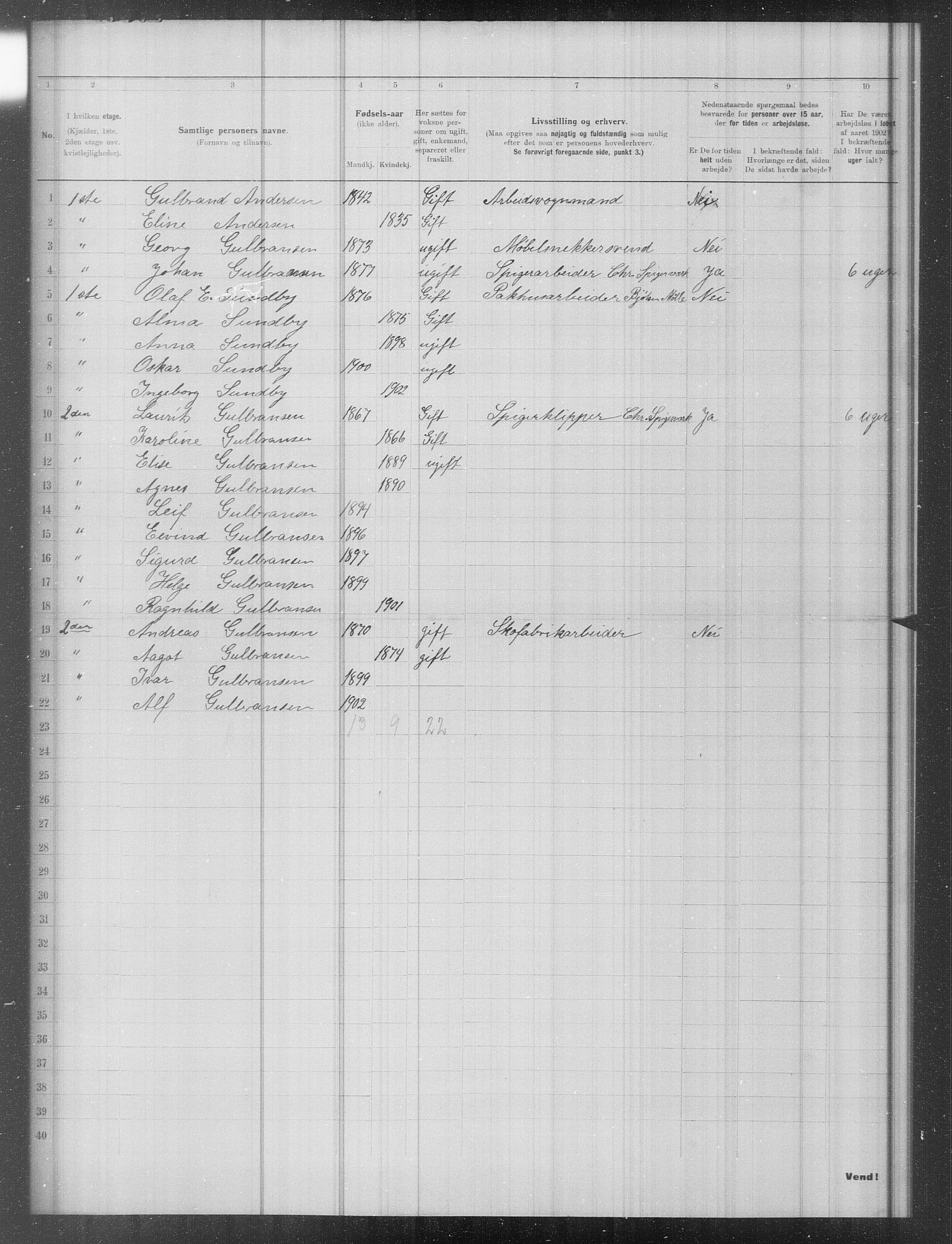 OBA, Municipal Census 1902 for Kristiania, 1902, p. 13324