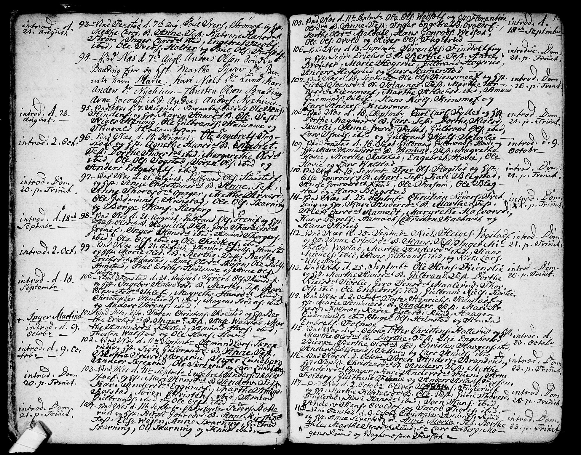 Nes prestekontor Kirkebøker, SAO/A-10410/F/Fa/L0004: Parish register (official) no. I 4, 1781-1816, p. 17