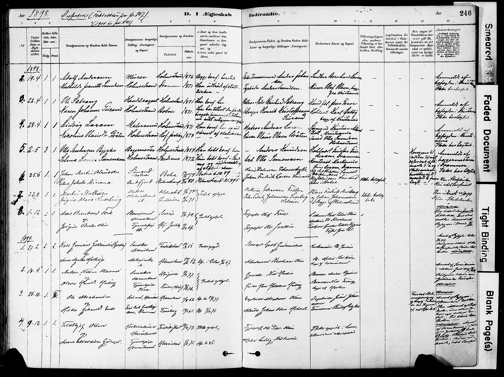 Holmestrand kirkebøker, AV/SAKO-A-346/F/Fa/L0004: Parish register (official) no. 4, 1880-1901, p. 246