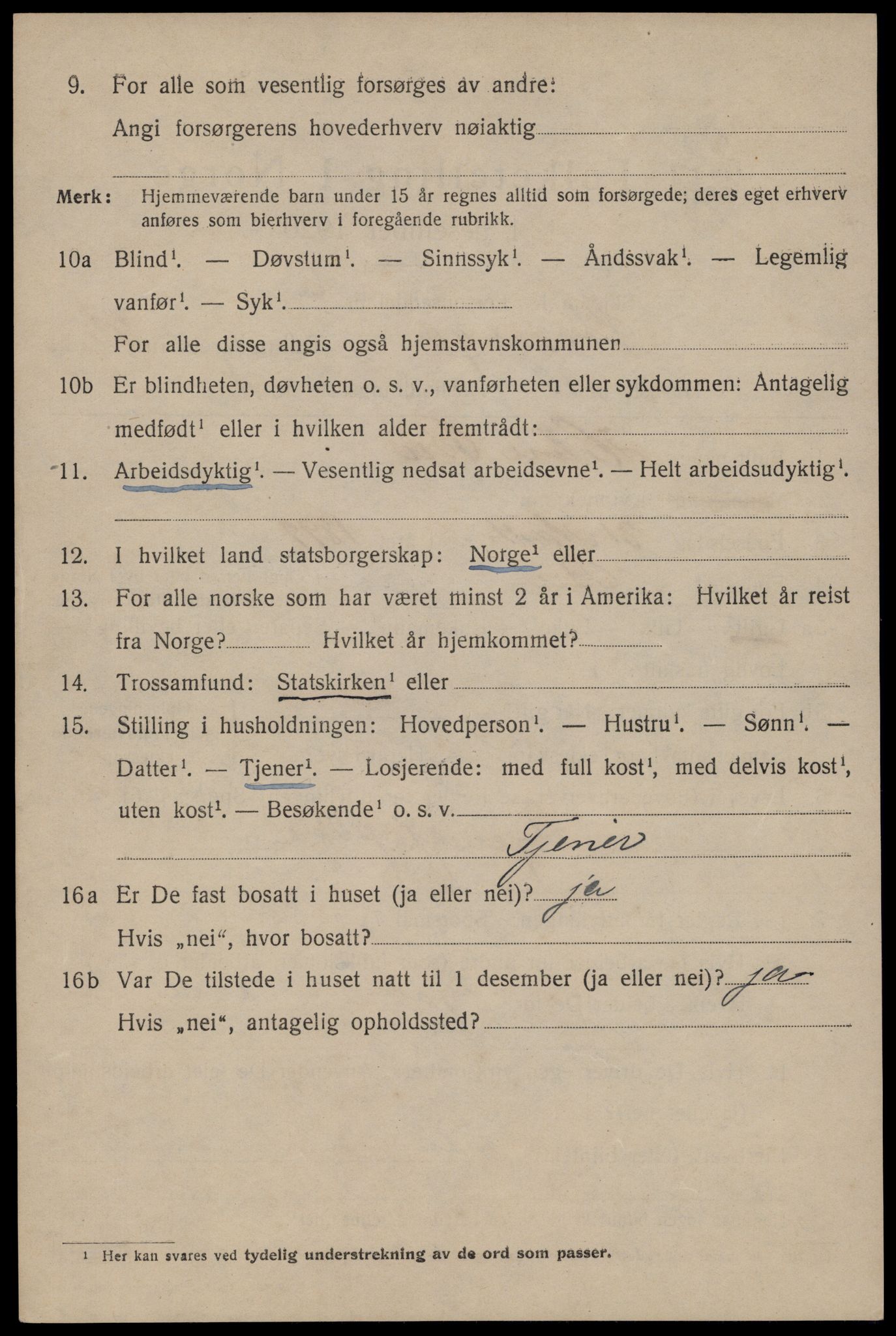 SAST, 1920 census for Stavanger, 1920, p. 95817