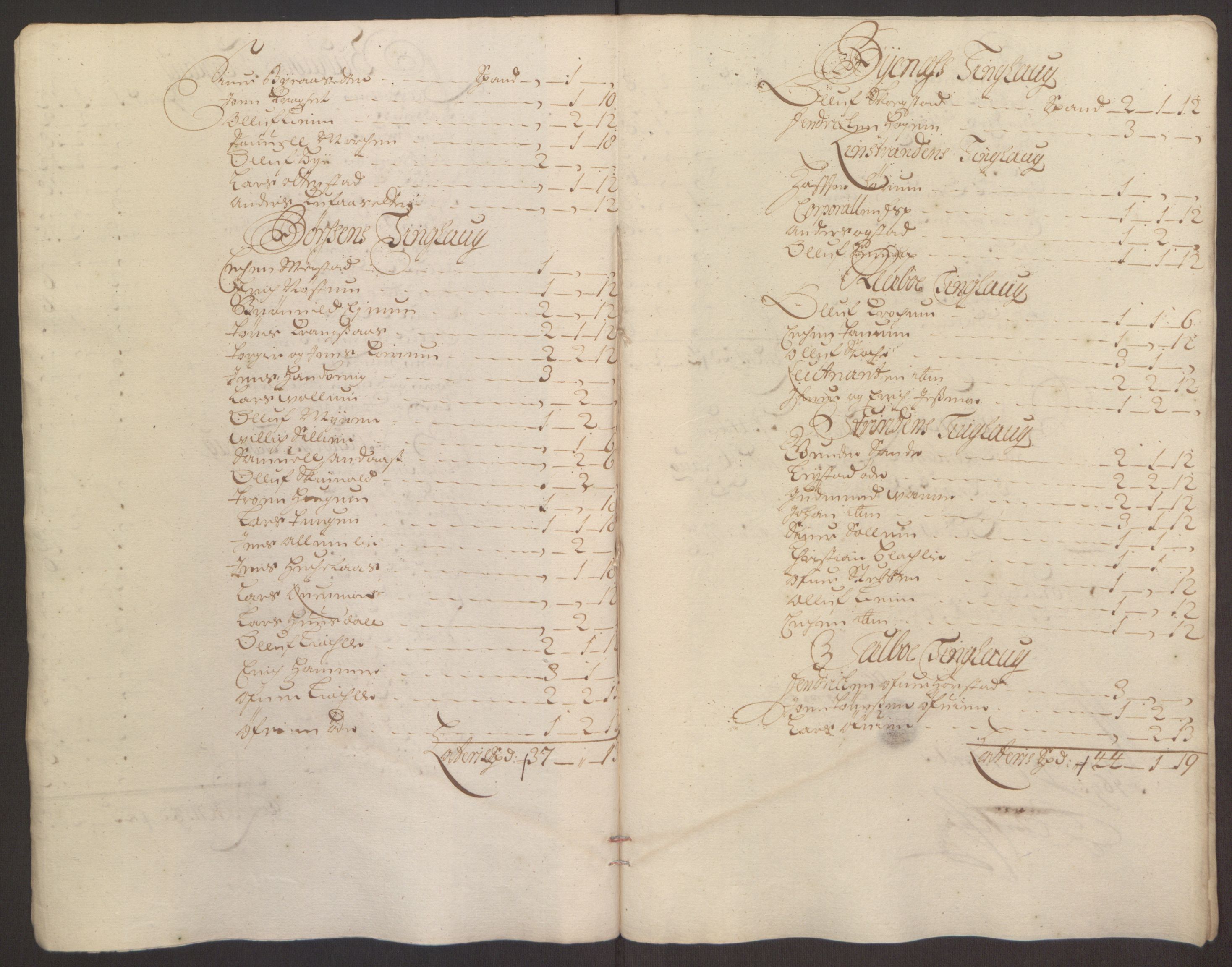 Rentekammeret inntil 1814, Reviderte regnskaper, Fogderegnskap, RA/EA-4092/R61/L4104: Fogderegnskap Strinda og Selbu, 1693-1694, p. 270