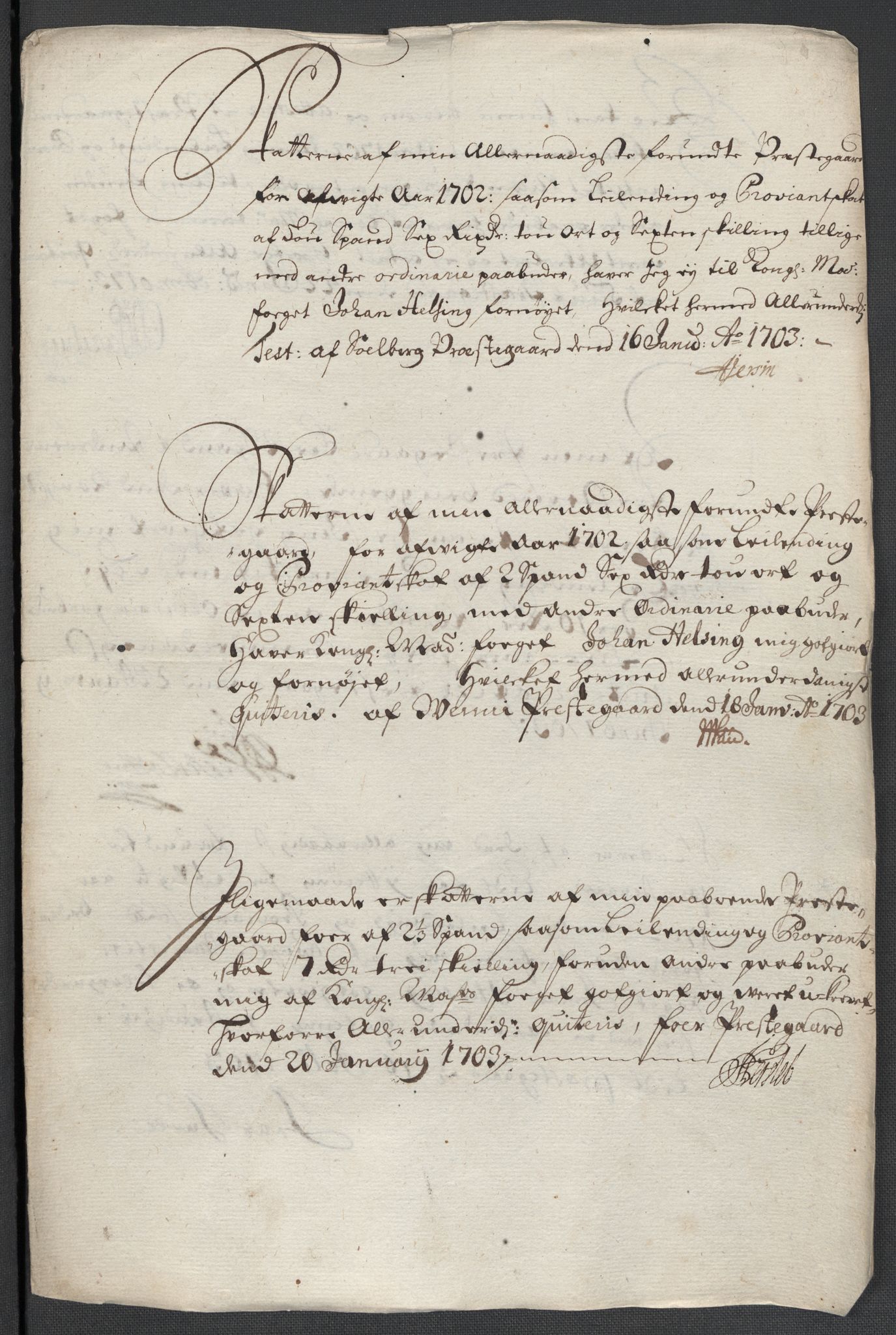 Rentekammeret inntil 1814, Reviderte regnskaper, Fogderegnskap, AV/RA-EA-4092/R63/L4312: Fogderegnskap Inderøy, 1701-1702, p. 416