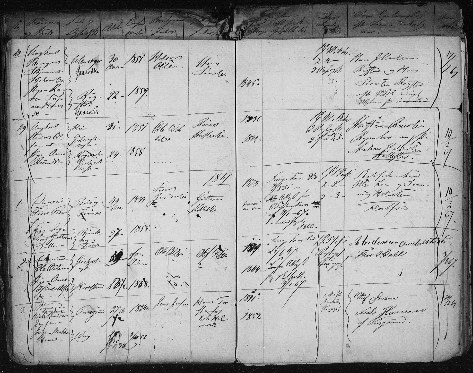 Solum kirkebøker, AV/SAKO-A-306/H/Ha/L0001: Banns register no. I 1, 1846-1879