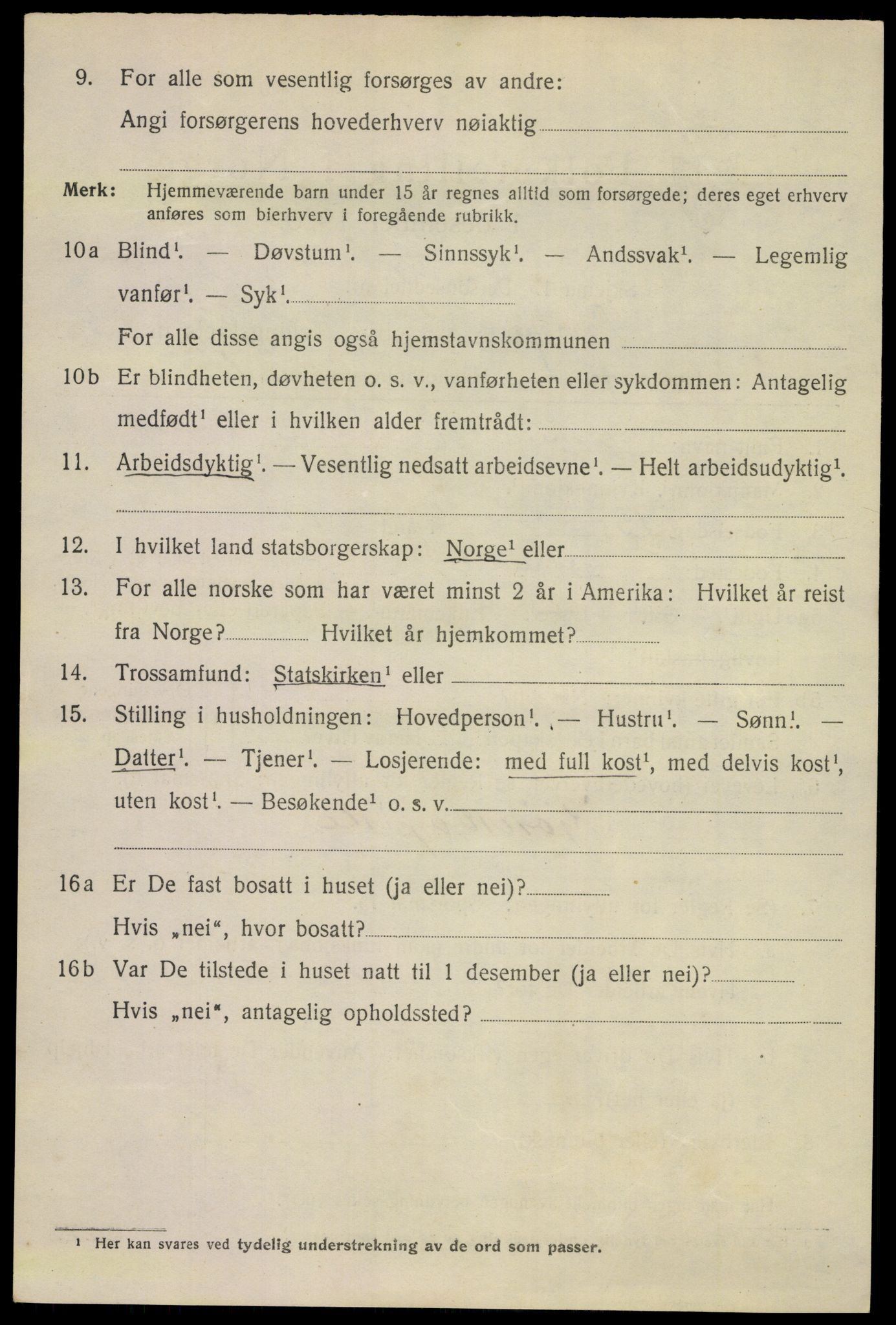 SAKO, 1920 census for Porsgrunn, 1920, p. 14450