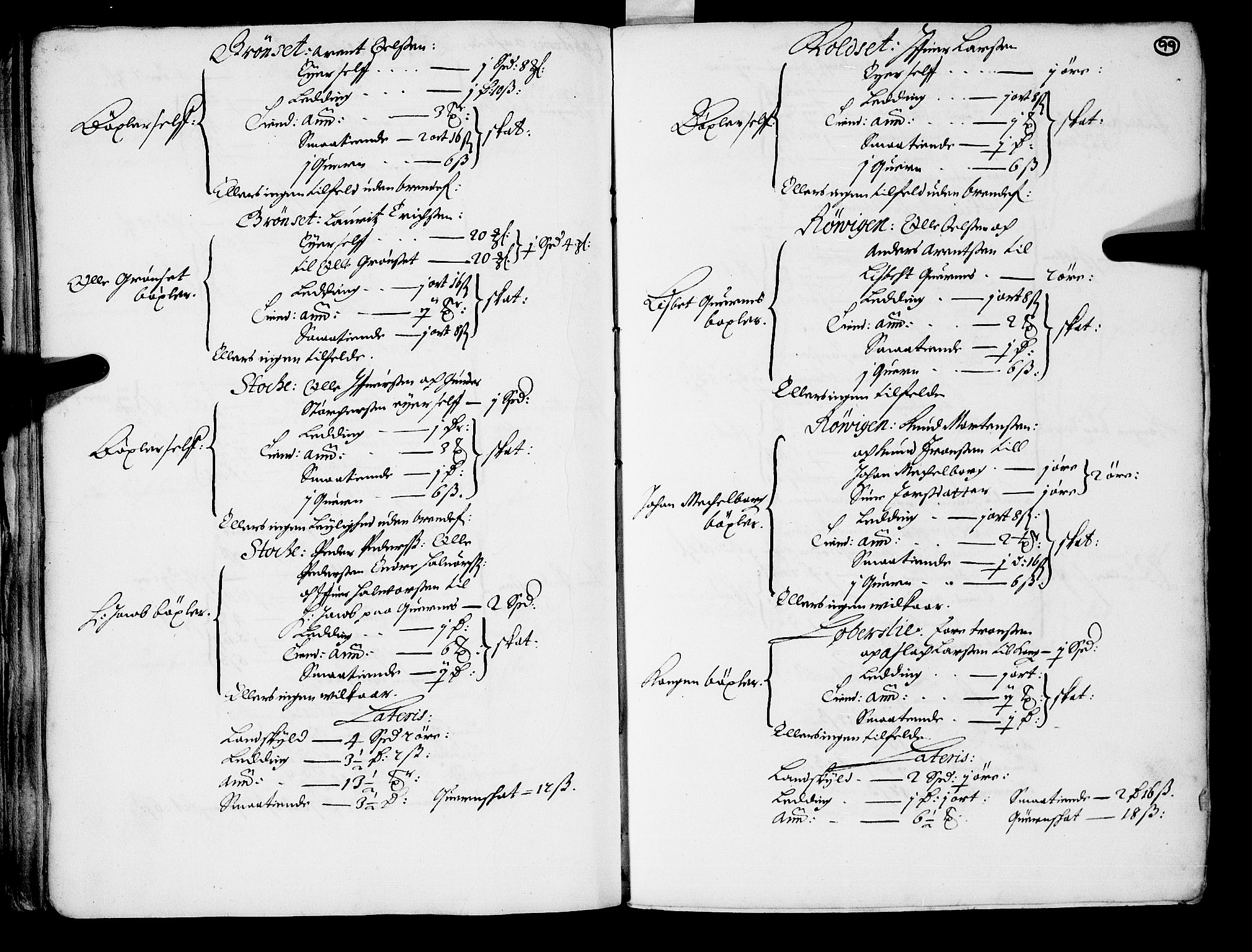 Rentekammeret inntil 1814, Realistisk ordnet avdeling, AV/RA-EA-4070/N/Nb/Nba/L0047: Nordmøre len, 1667, p. 98b-99a