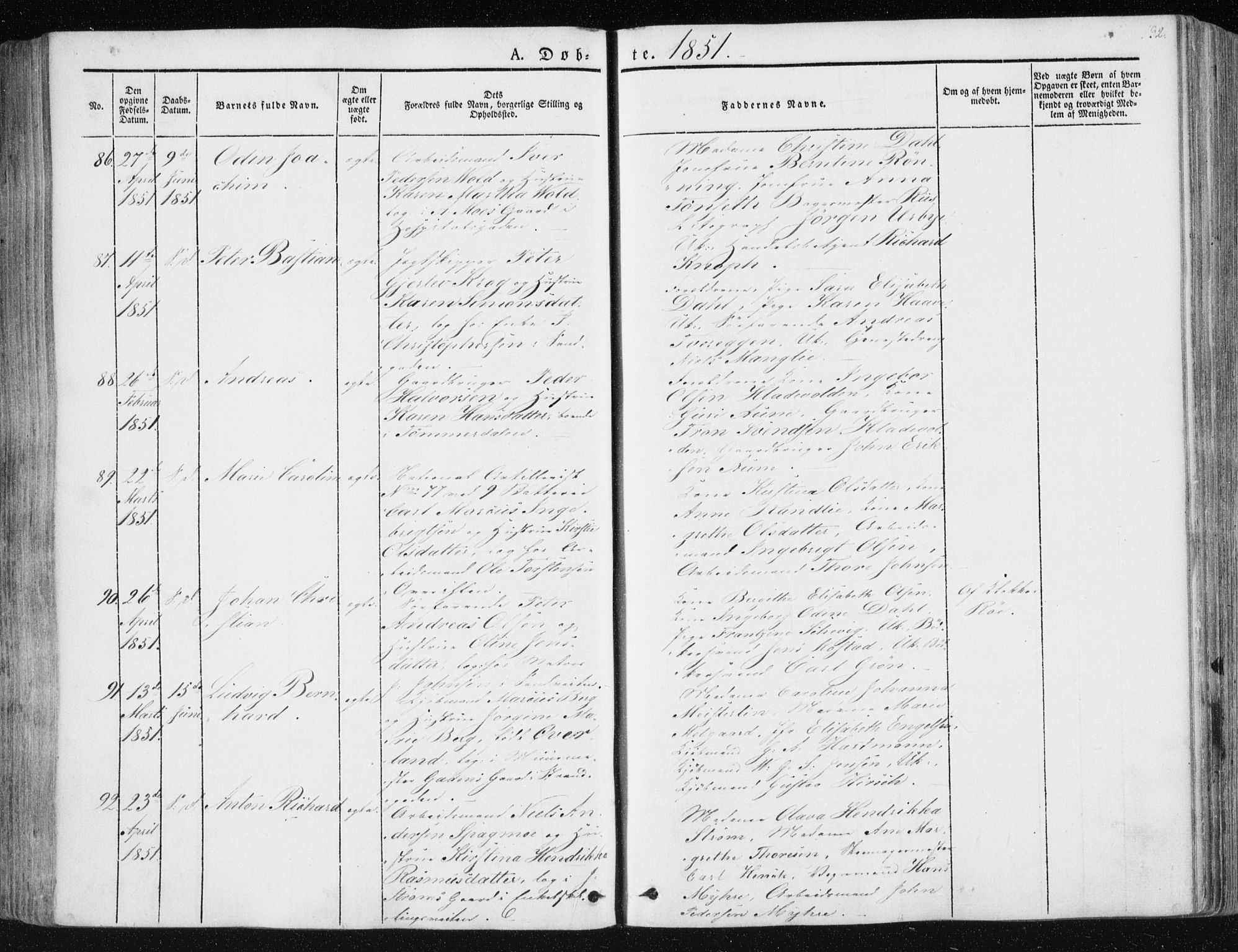 Ministerialprotokoller, klokkerbøker og fødselsregistre - Sør-Trøndelag, AV/SAT-A-1456/602/L0110: Parish register (official) no. 602A08, 1840-1854, p. 132