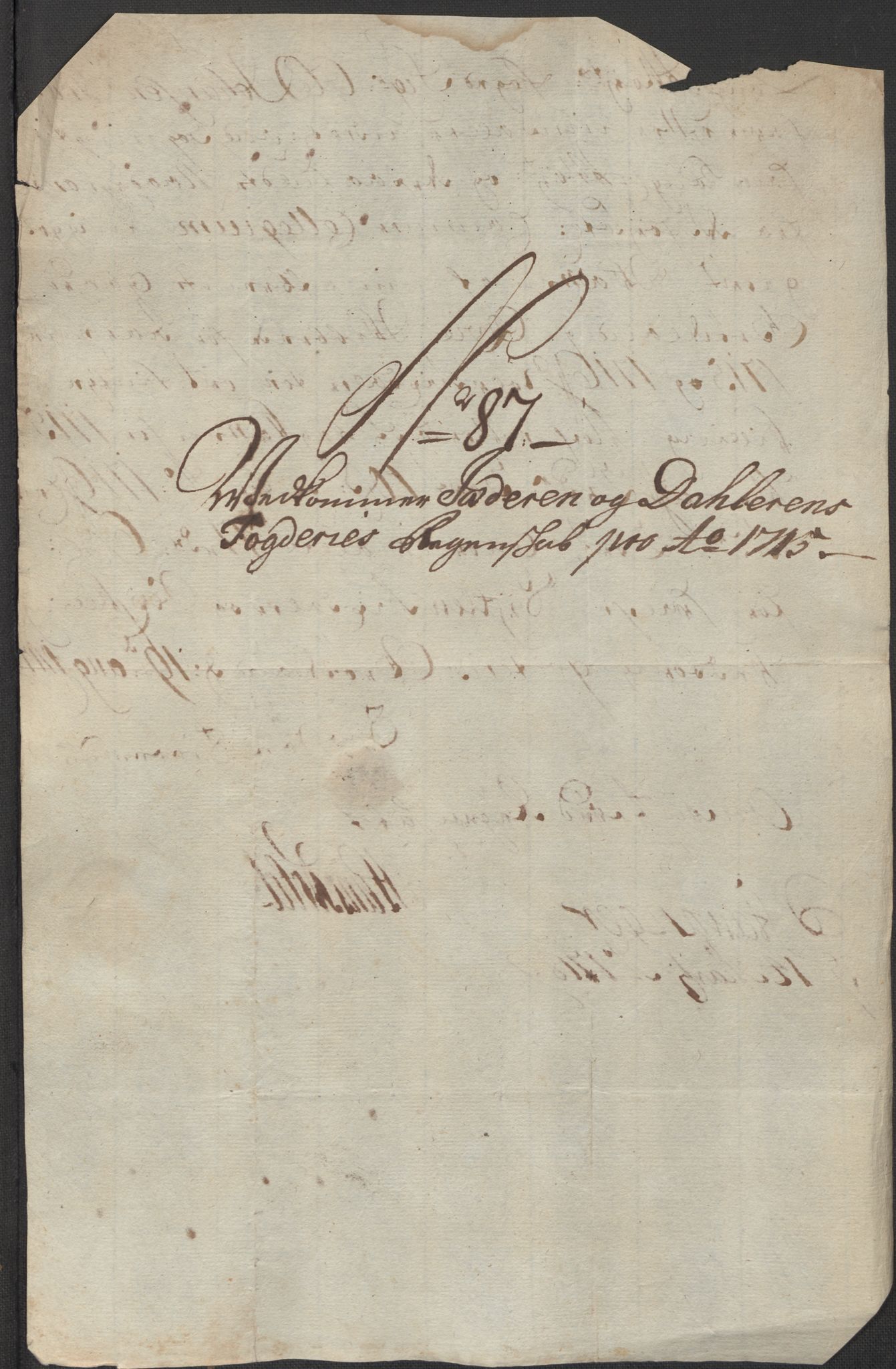 Rentekammeret inntil 1814, Reviderte regnskaper, Fogderegnskap, AV/RA-EA-4092/R46/L2740: Fogderegnskap Jæren og Dalane, 1715-1716, p. 272