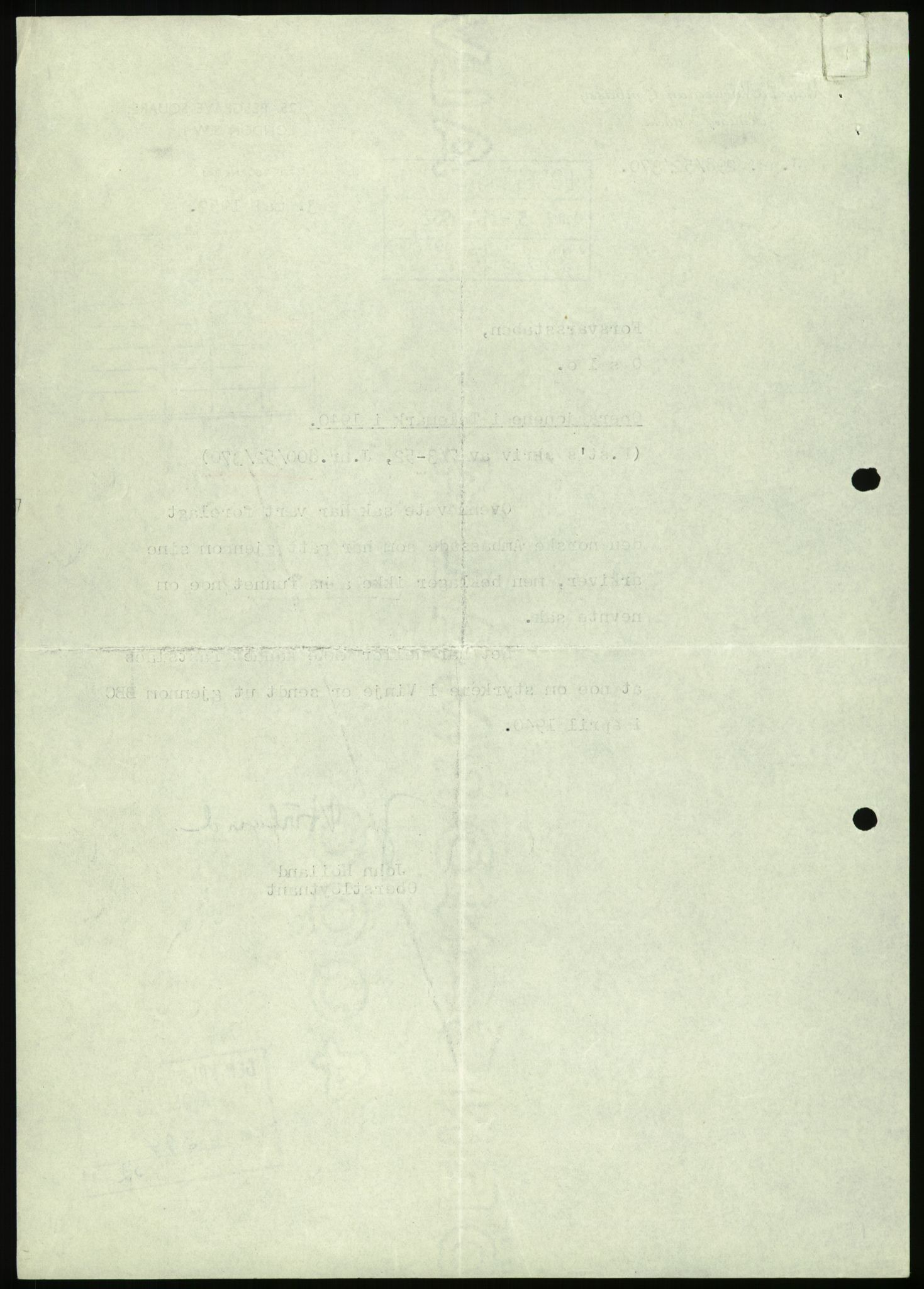 Forsvaret, Forsvarets krigshistoriske avdeling, AV/RA-RAFA-2017/Y/Yb/L0056: II-C-11-136-139  -  1. Divisjon, 1940-1957, p. 16