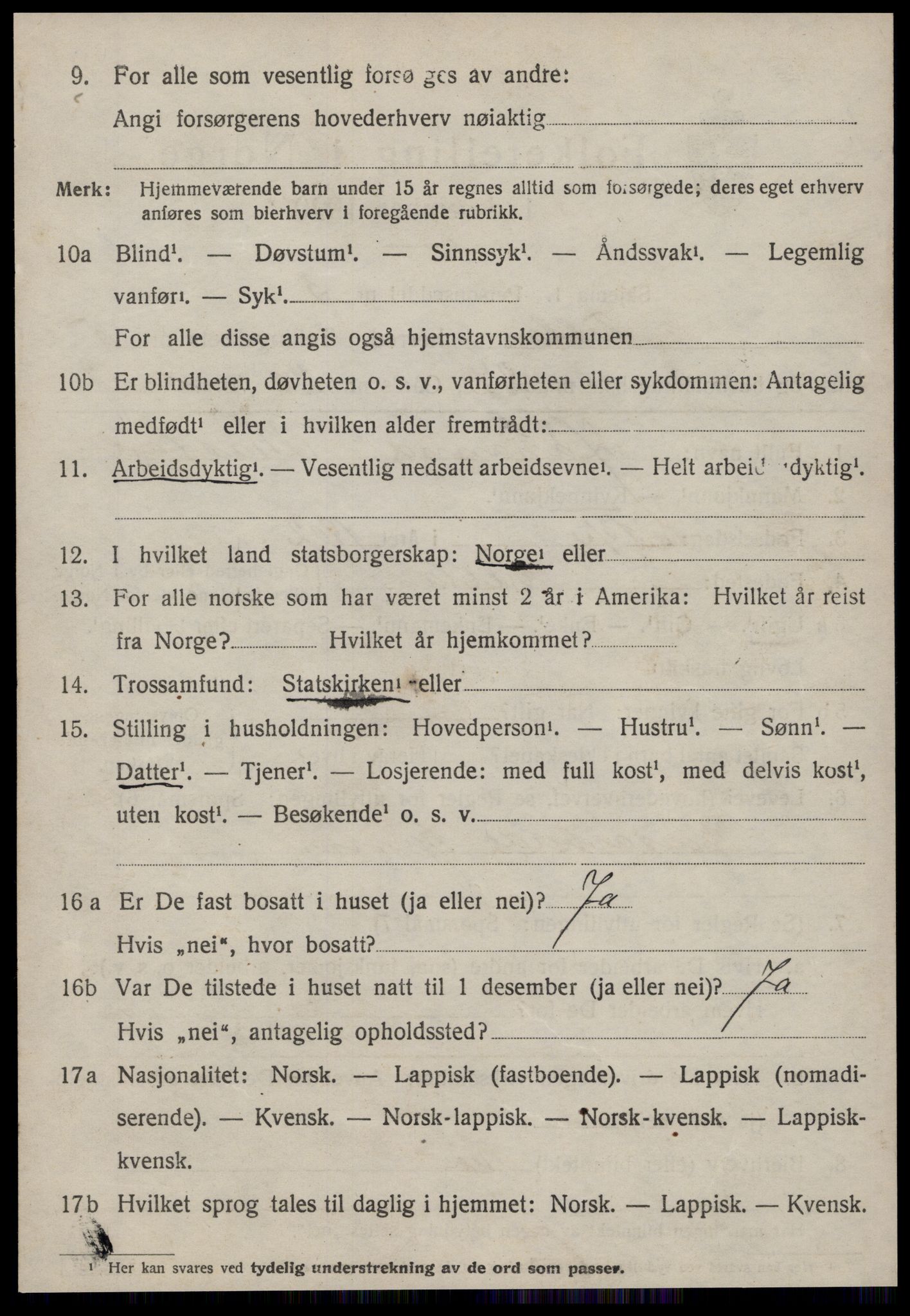 SAT, 1920 census for Fillan, 1920, p. 2627