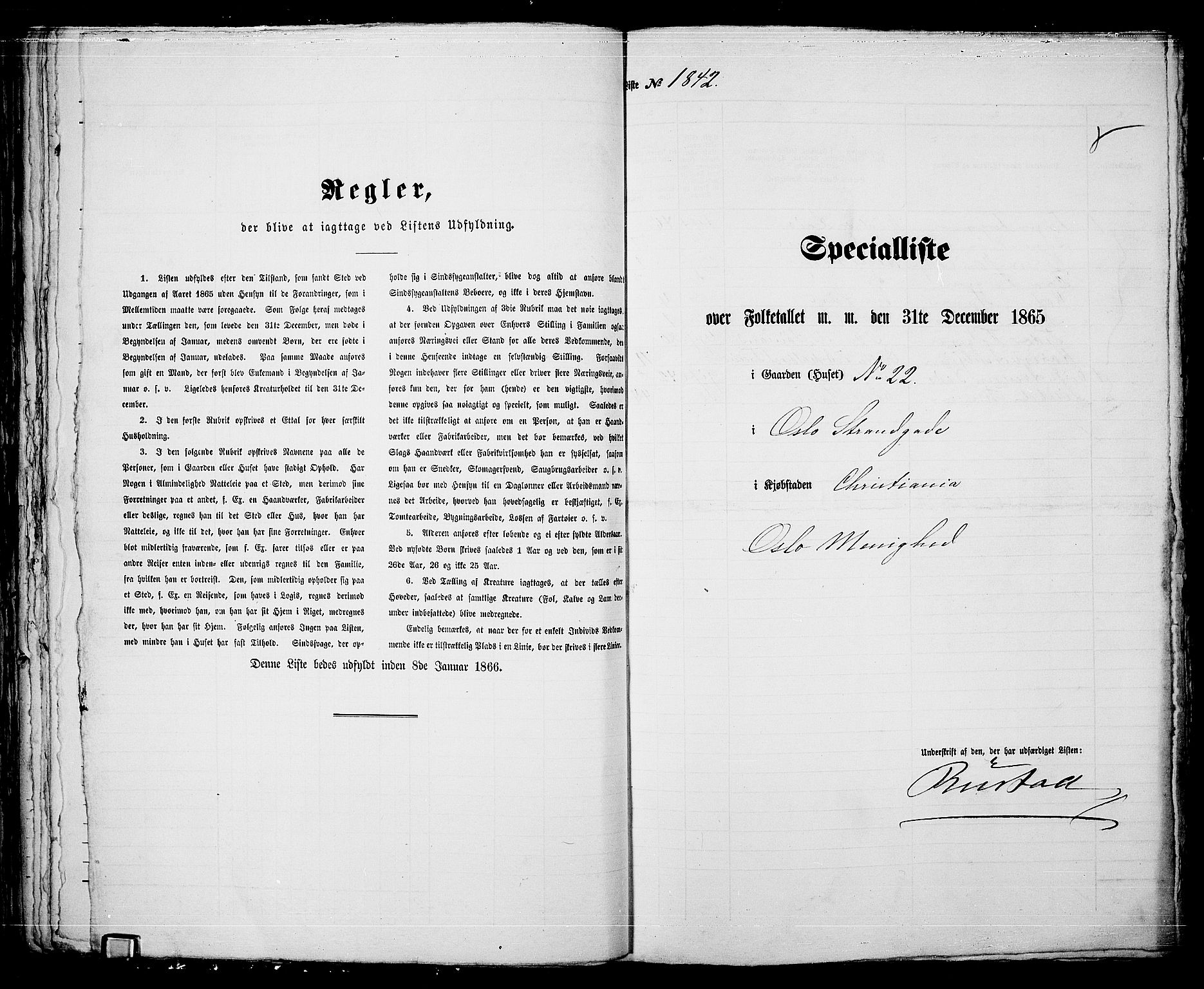 RA, 1865 census for Kristiania, 1865, p. 4137