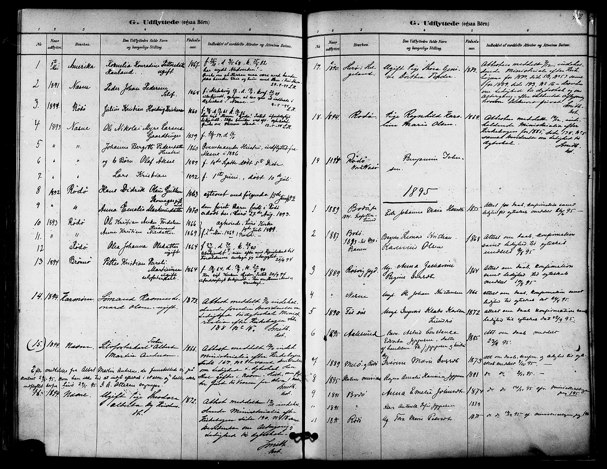 Ministerialprotokoller, klokkerbøker og fødselsregistre - Nordland, SAT/A-1459/839/L0568: Parish register (official) no. 839A05, 1880-1902, p. 412