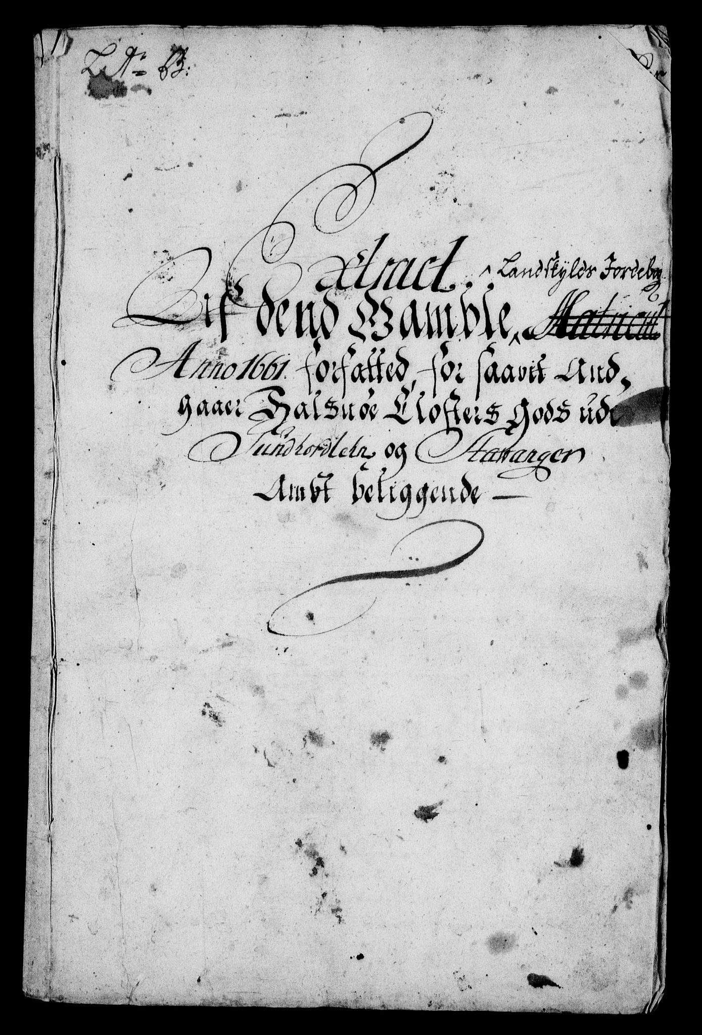 Rentekammeret inntil 1814, Realistisk ordnet avdeling, RA/EA-4070/On/L0005: [Jj 6]: Forskjellige dokumenter om Halsnøy klosters gods, 1697-1770, p. 33