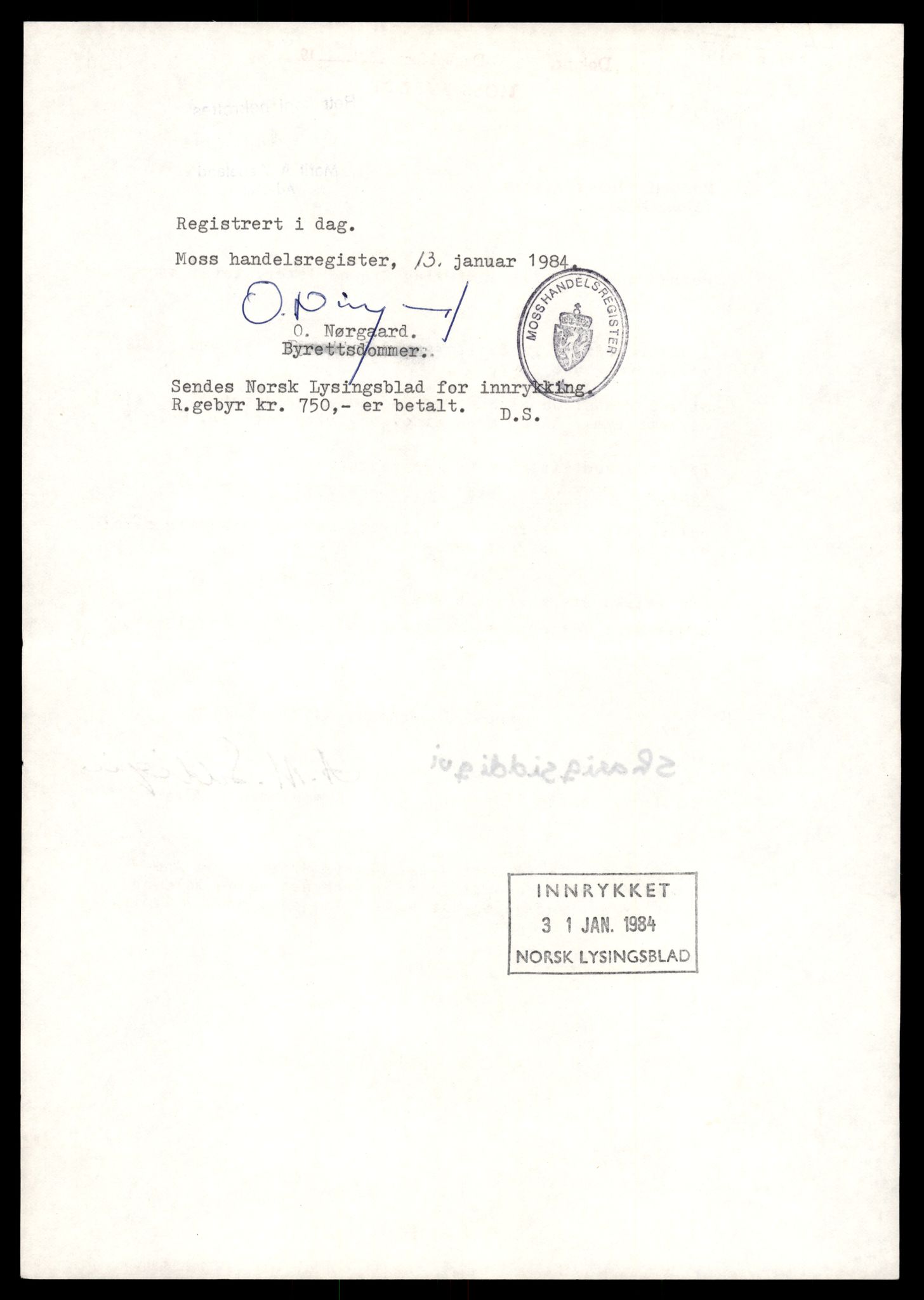 Moss tingrett, SAT/A-10063/K/Ka/Kab/L0015: Slettede og konverterte firmaer, Hotl - Ina, 1890-1943, p. 2