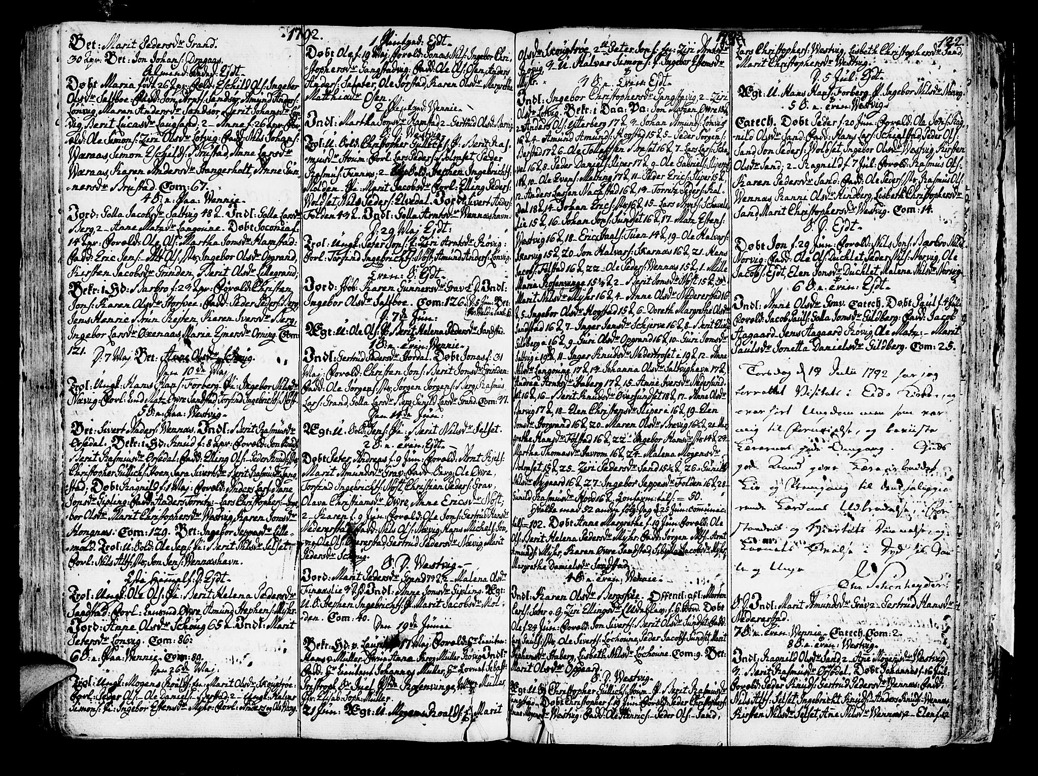 Ministerialprotokoller, klokkerbøker og fødselsregistre - Nord-Trøndelag, SAT/A-1458/722/L0216: Parish register (official) no. 722A03, 1756-1816, p. 122