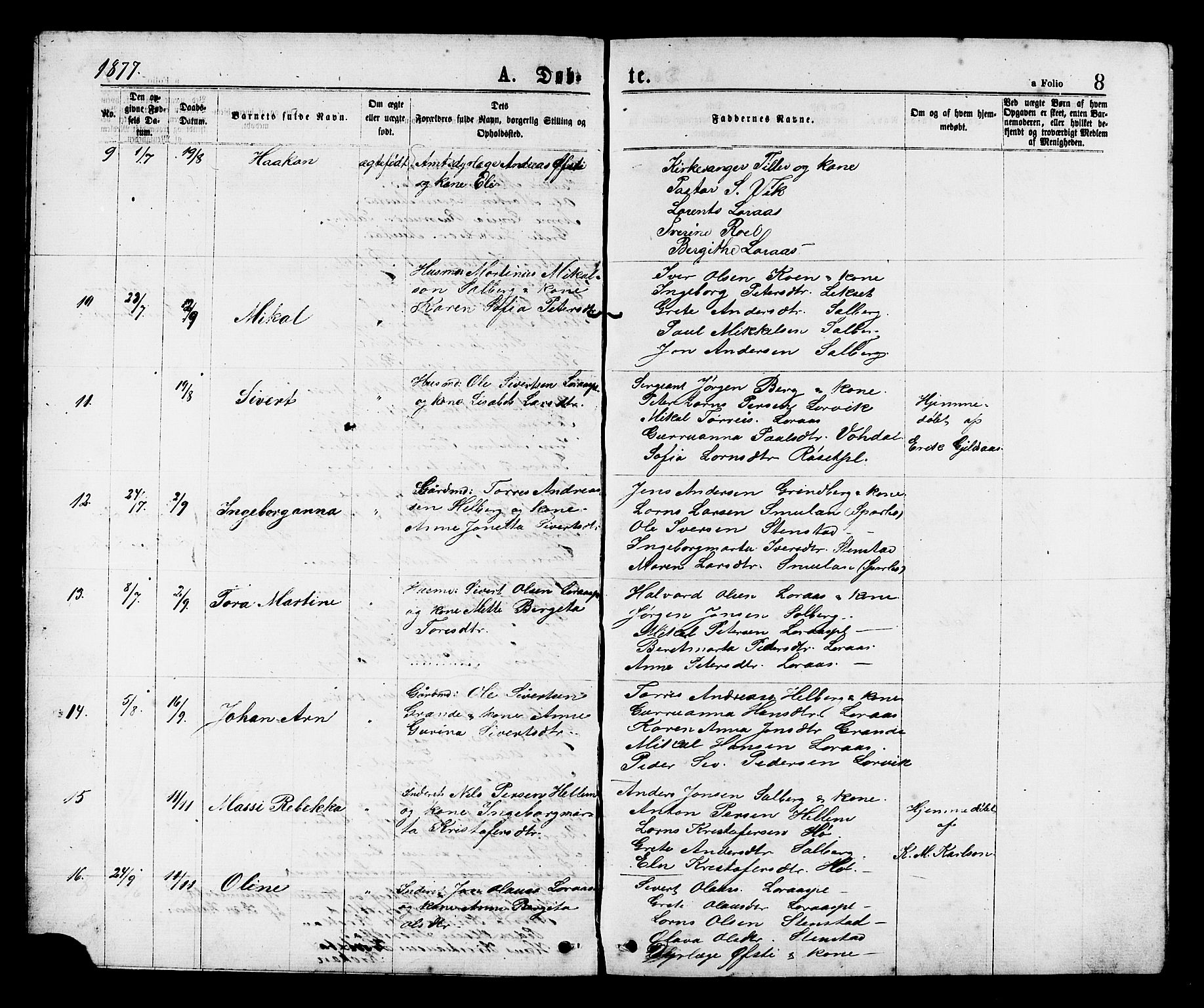 Ministerialprotokoller, klokkerbøker og fødselsregistre - Nord-Trøndelag, SAT/A-1458/731/L0311: Parish register (copy) no. 731C02, 1875-1911, p. 8