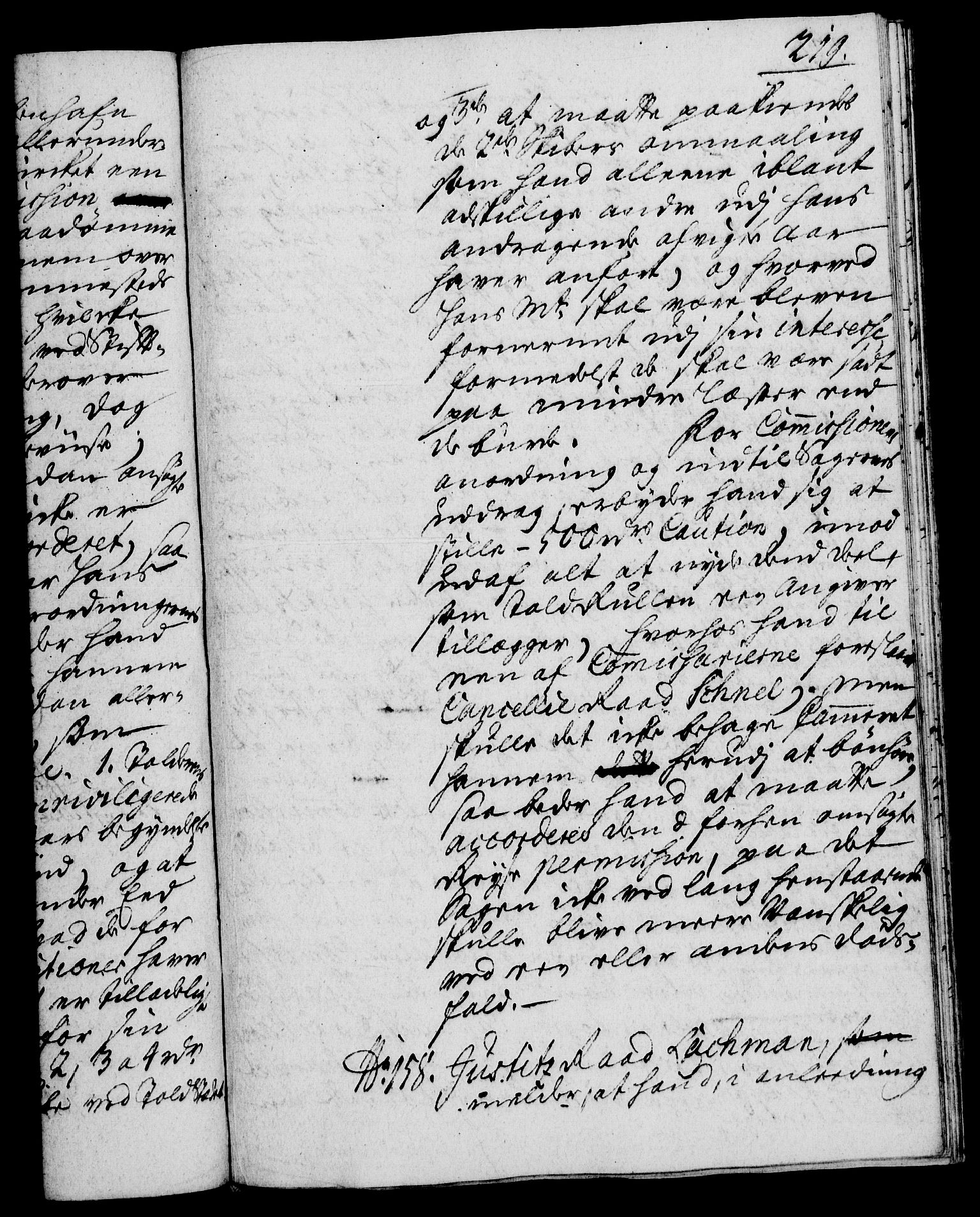 Rentekammeret, Kammerkanselliet, RA/EA-3111/G/Gh/Gha/L0022: Norsk ekstraktmemorialprotokoll (merket RK 53.67), 1739-1741, p. 219