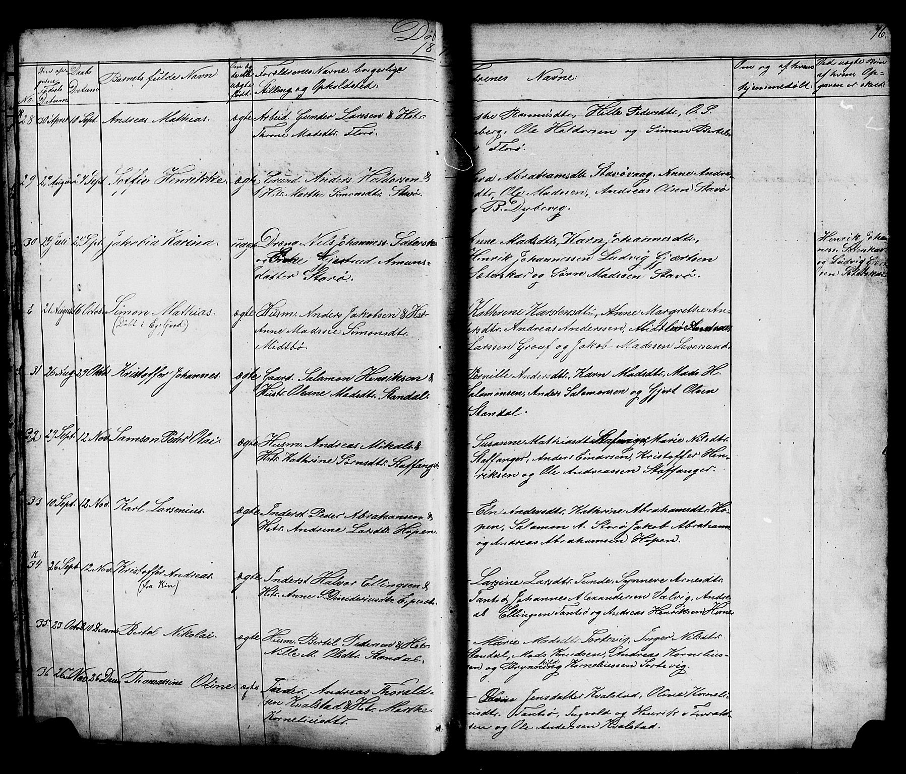 Kinn sokneprestembete, AV/SAB-A-80801/H/Hab/Habc/L0002: Parish register (copy) no. C 2, 1869-1918, p. 16