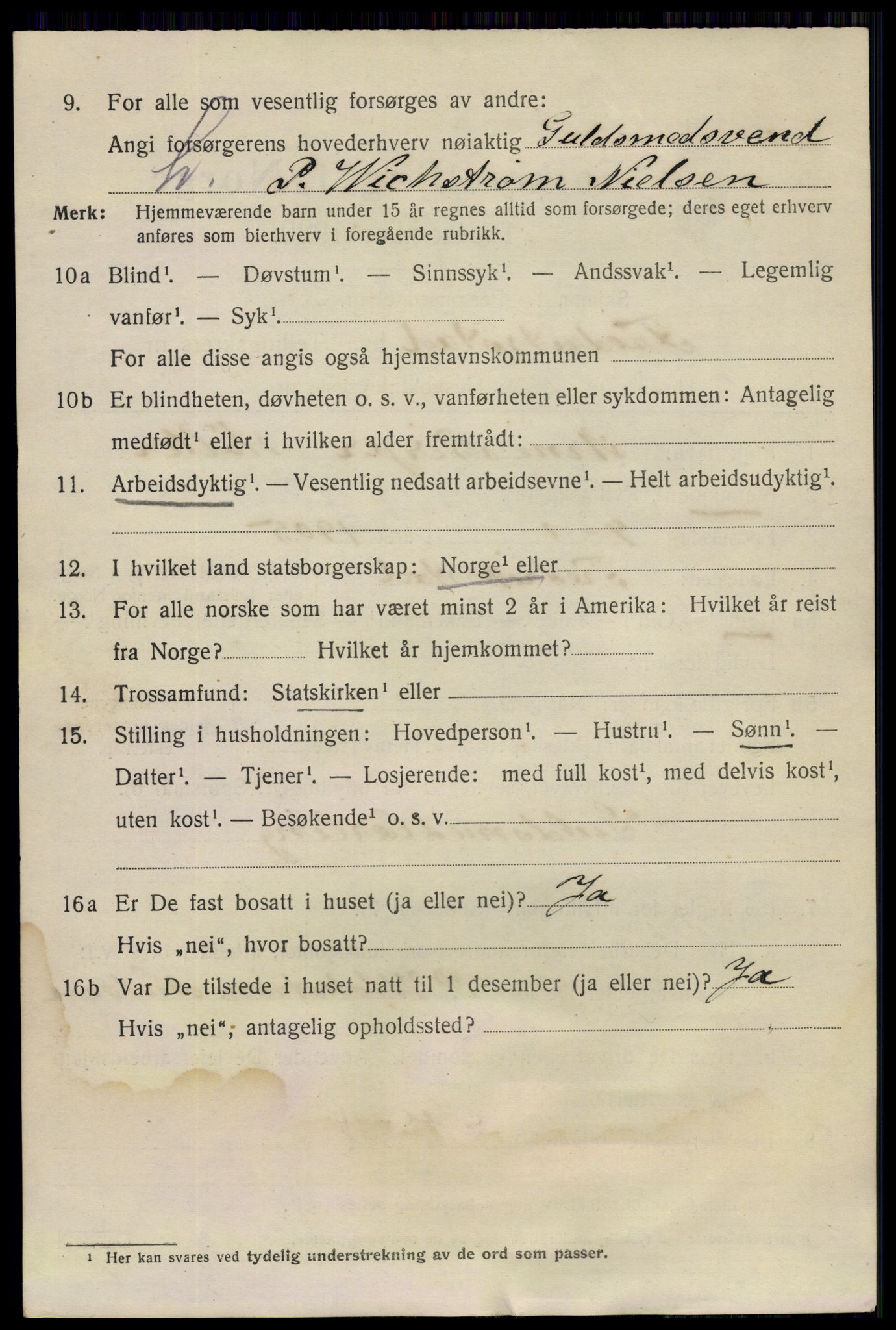 SAO, 1920 census for Fredrikstad, 1920, p. 21846