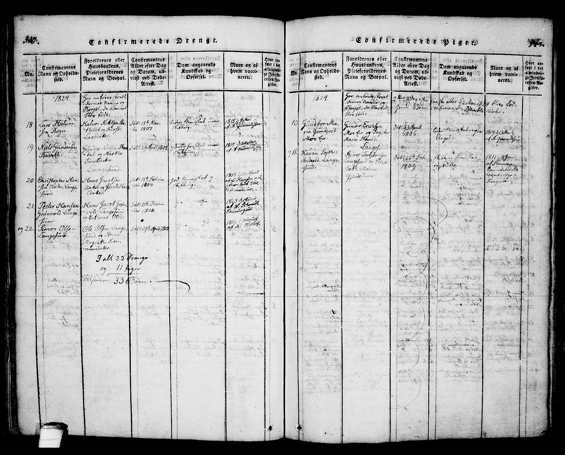 Bamble kirkebøker, SAKO/A-253/F/Fa/L0003: Parish register (official) no. I 3 /1, 1814-1834, p. 527-528