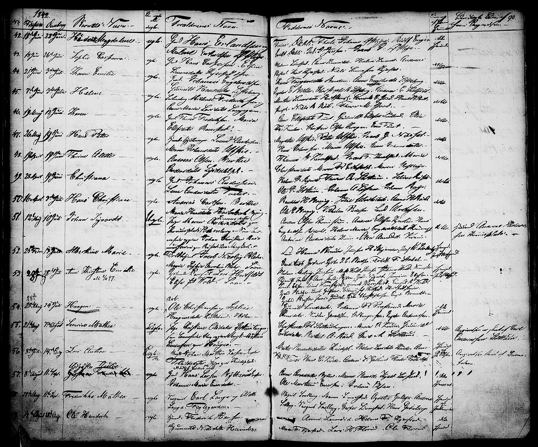 Vestby prestekontor Kirkebøker, AV/SAO-A-10893/F/Fa/L0006: Parish register (official) no. I 6, 1827-1849, p. 90