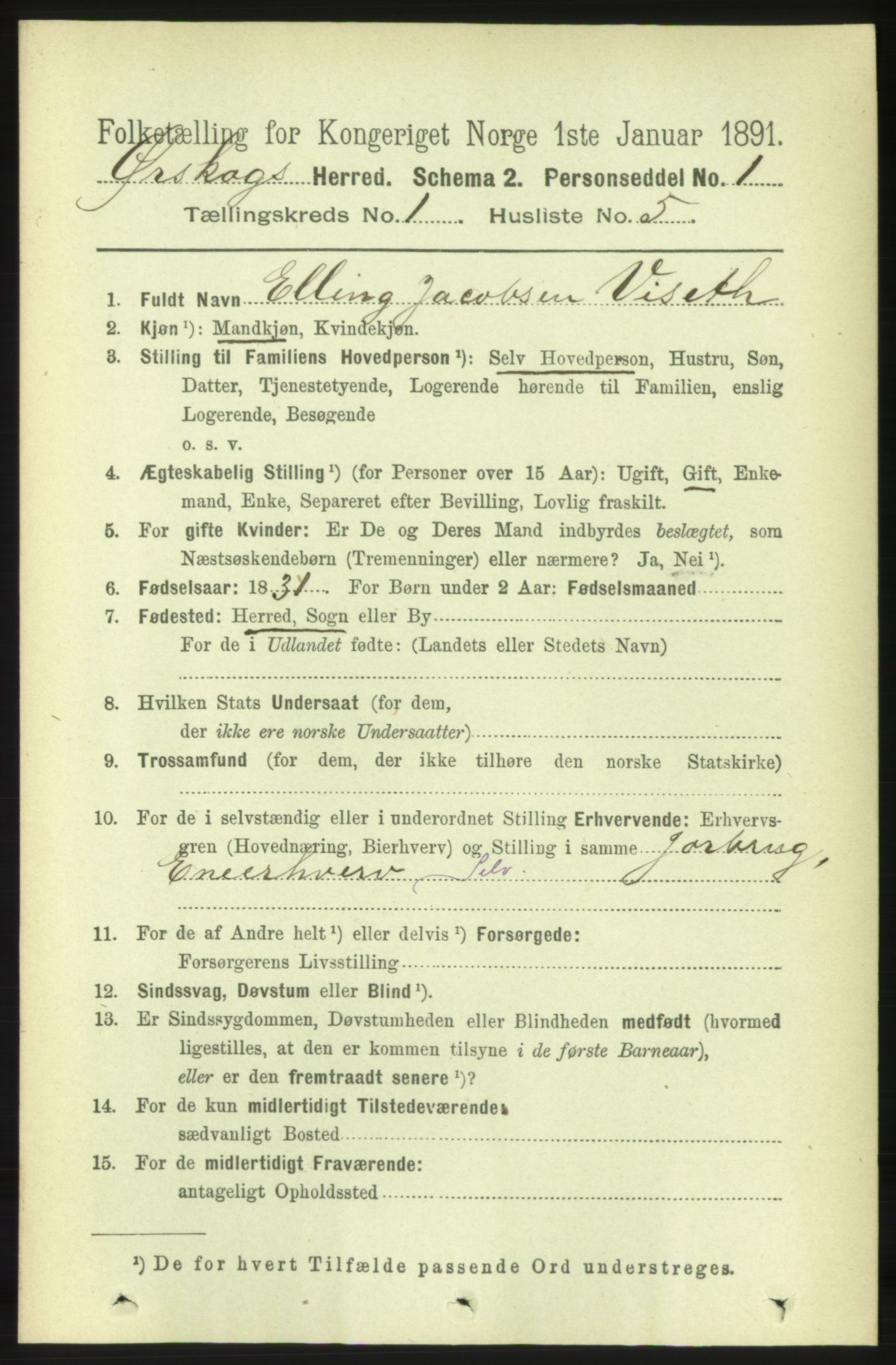 RA, 1891 census for 1527 Ørskog, 1891, p. 112