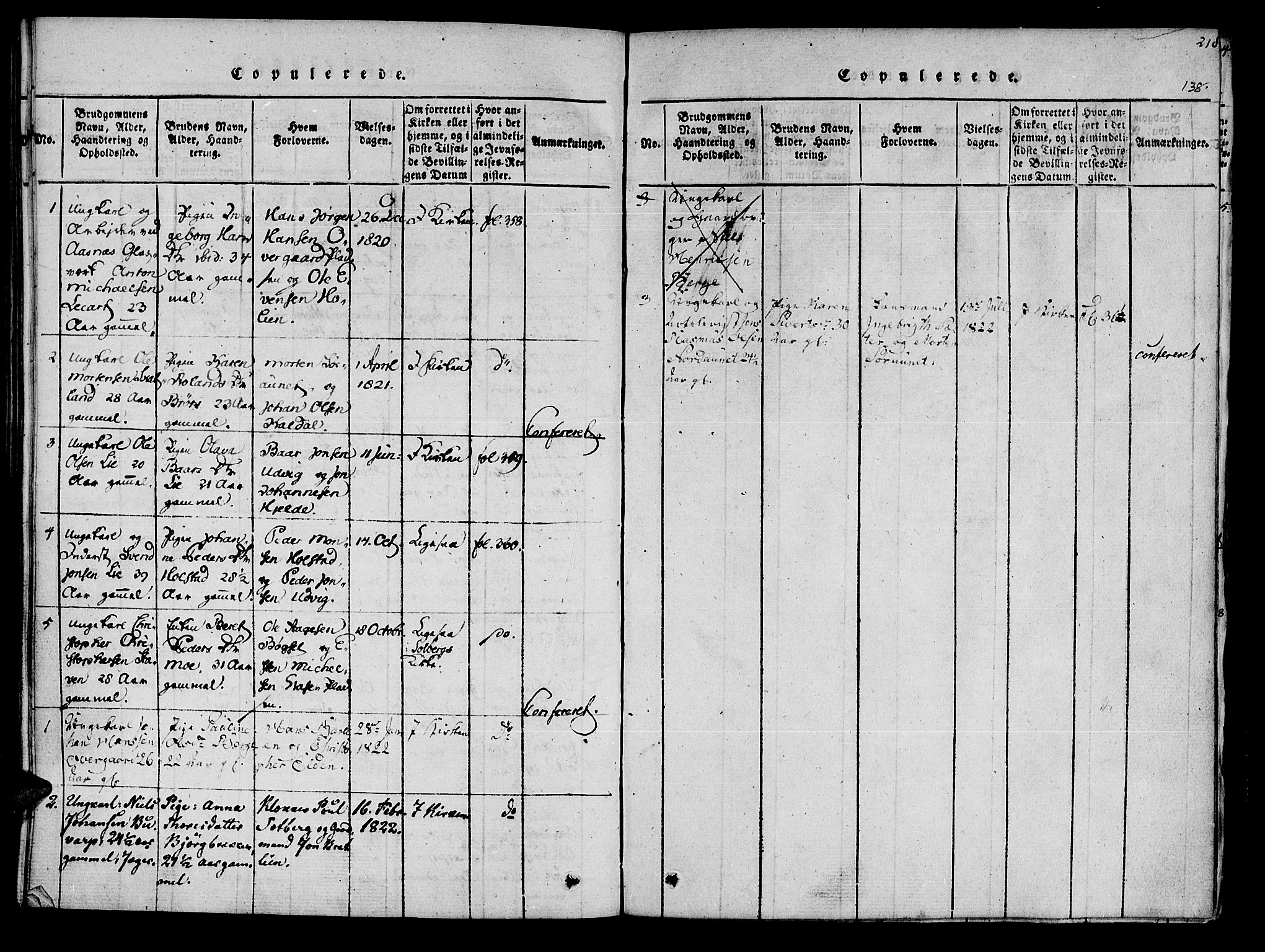 Ministerialprotokoller, klokkerbøker og fødselsregistre - Nord-Trøndelag, AV/SAT-A-1458/741/L0387: Parish register (official) no. 741A03 /3, 1817-1822, p. 138