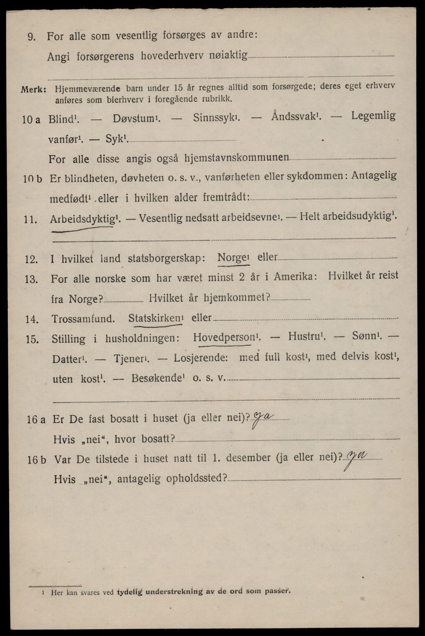 SAKO, 1920 census for Seljord, 1920, p. 1513