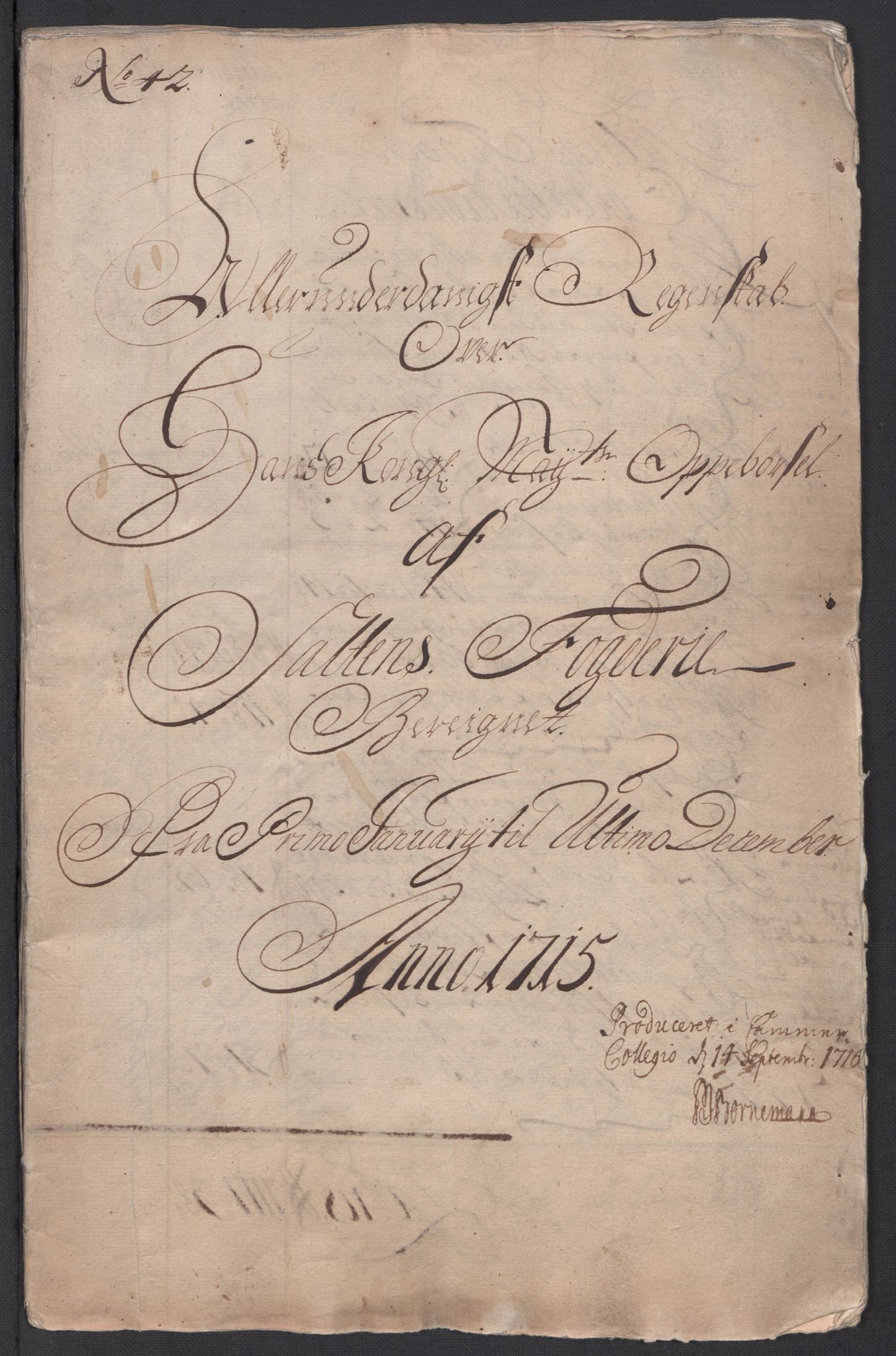 Rentekammeret inntil 1814, Reviderte regnskaper, Fogderegnskap, RA/EA-4092/R66/L4585: Fogderegnskap Salten, 1715, p. 4