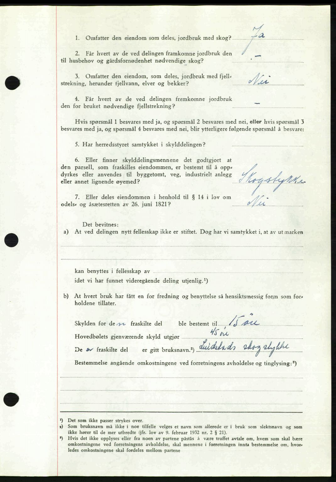 Sør-Gudbrandsdal tingrett, SAH/TING-004/H/Hb/Hbd/L0022: Mortgage book no. A22, 1948-1948, Diary no: : 2043/1948