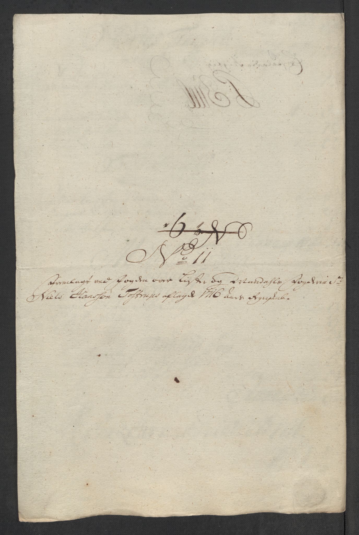 Rentekammeret inntil 1814, Reviderte regnskaper, Fogderegnskap, AV/RA-EA-4092/R43/L2560: Fogderegnskap Lista og Mandal, 1716, p. 153