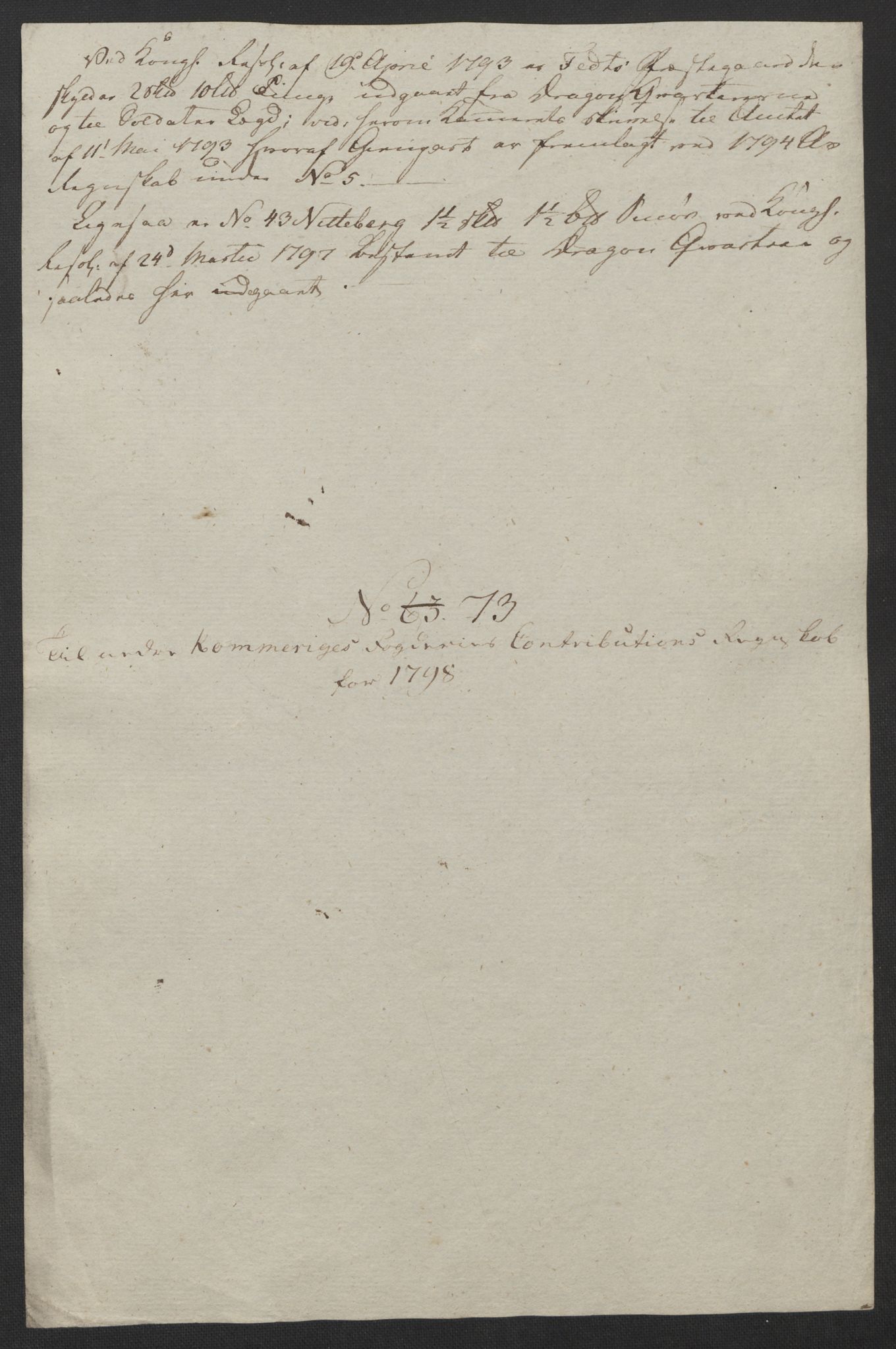 Rentekammeret inntil 1814, Reviderte regnskaper, Fogderegnskap, AV/RA-EA-4092/R11/L0674: Fogderegnskap Nedre Romerike, 1798, p. 280