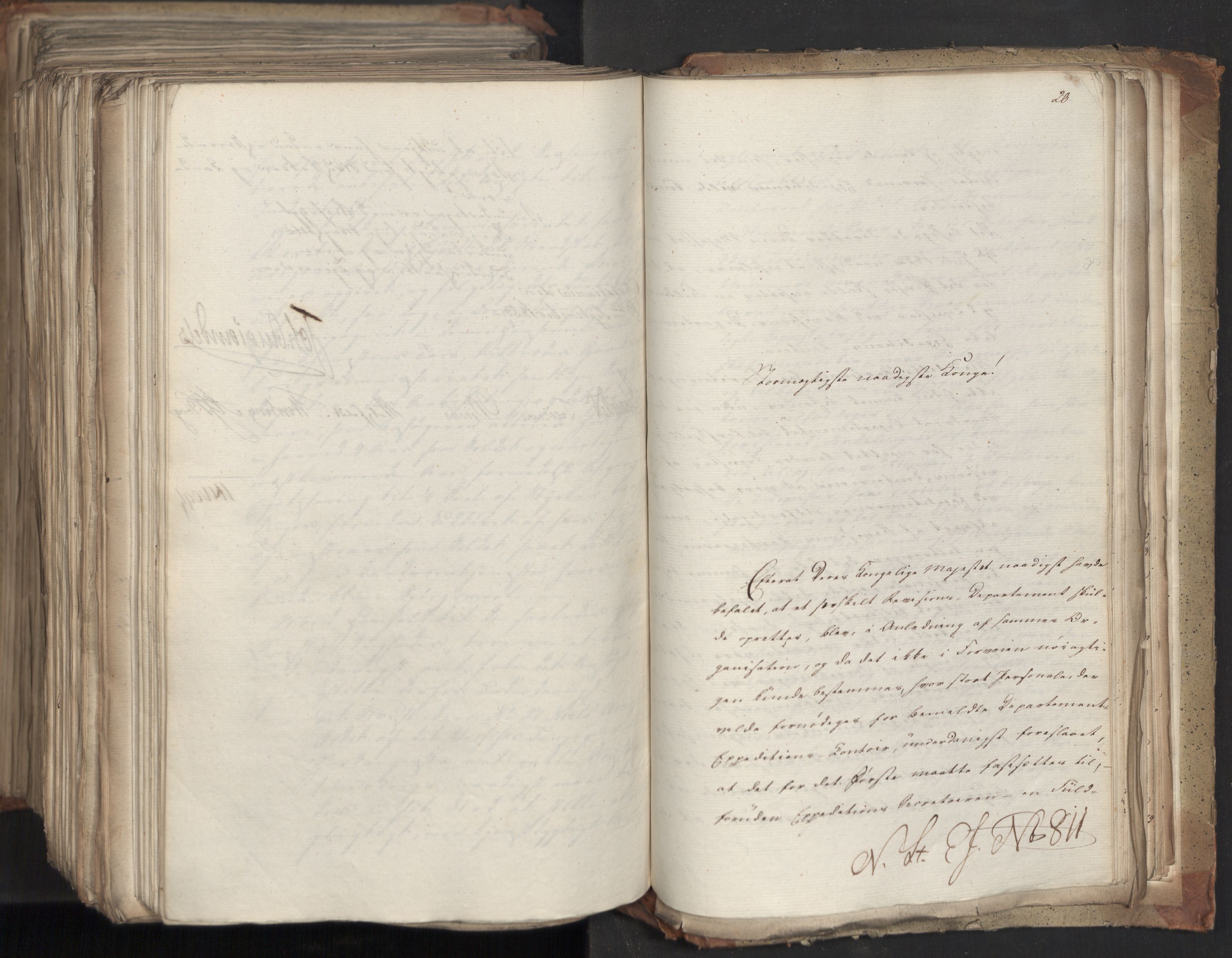 Statsrådsavdelingen i Stockholm, AV/RA-S-1003/D/Da/L0035: Regjeringsinnstillinger nr. 541-840, 1823, p. 737