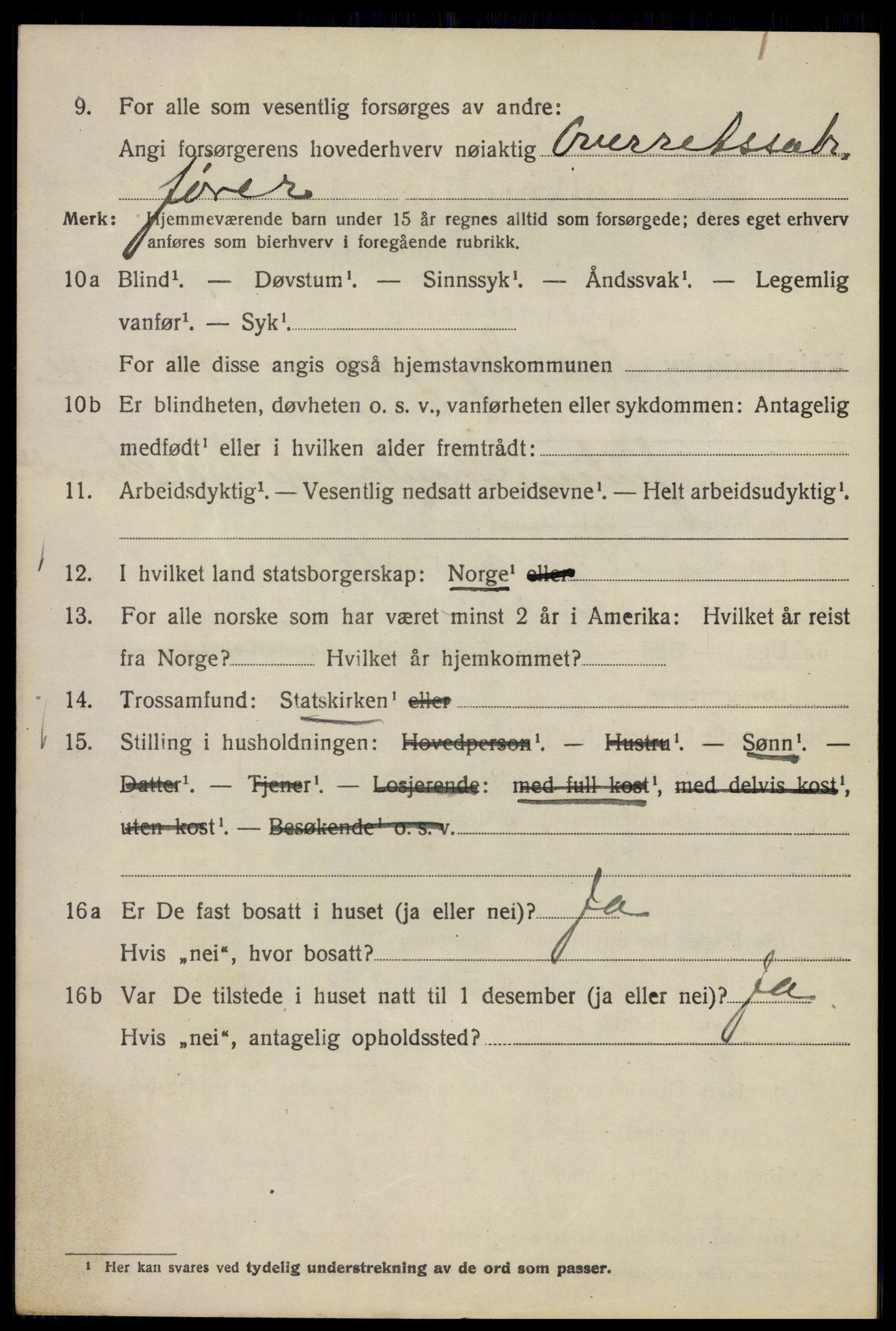 SAO, 1920 census for Kristiania, 1920, p. 571820