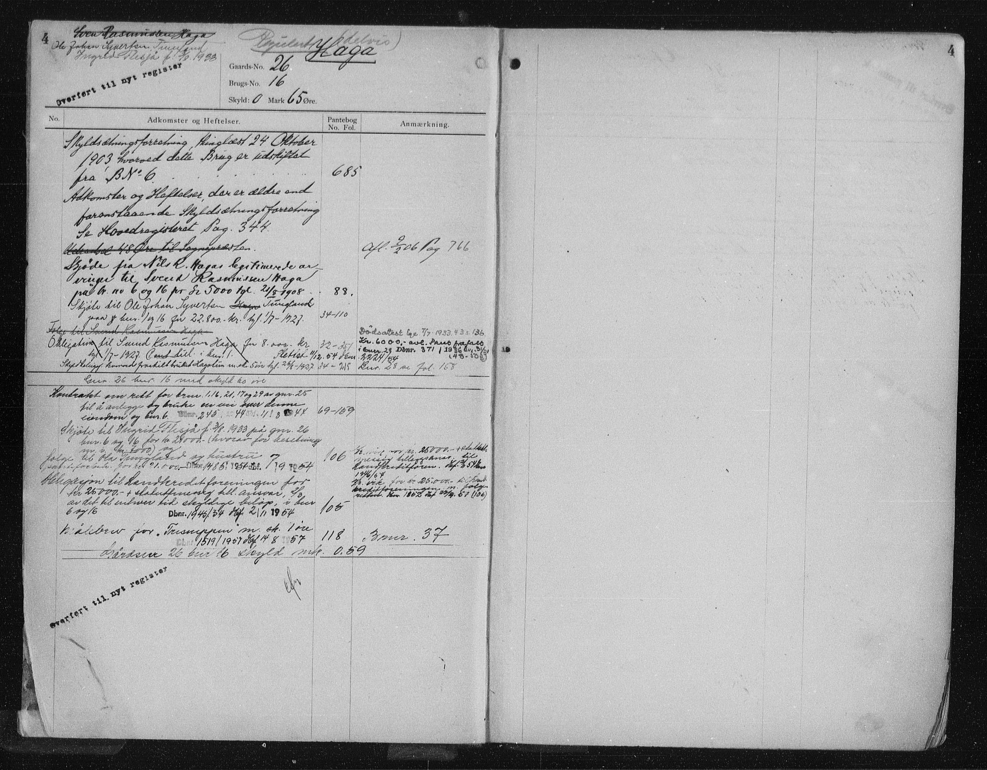 Ryfylke tingrett, SAST/A-100055/001/II/IIA/L0017: Mortgage register no. II A 17, 1919, p. 4