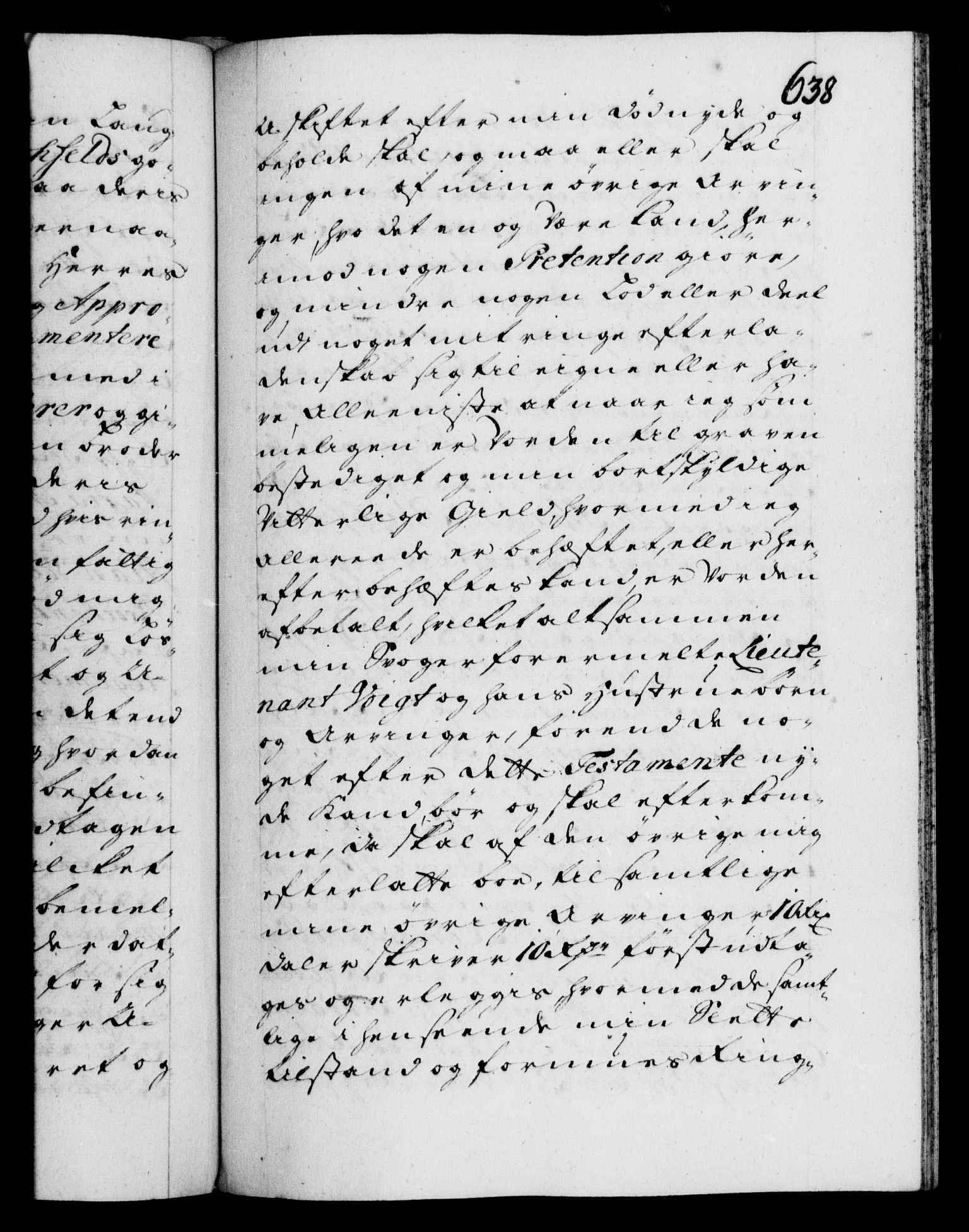 Danske Kanselli 1572-1799, AV/RA-EA-3023/F/Fc/Fca/Fcaa/L0024: Norske registre, 1723-1725, p. 638a