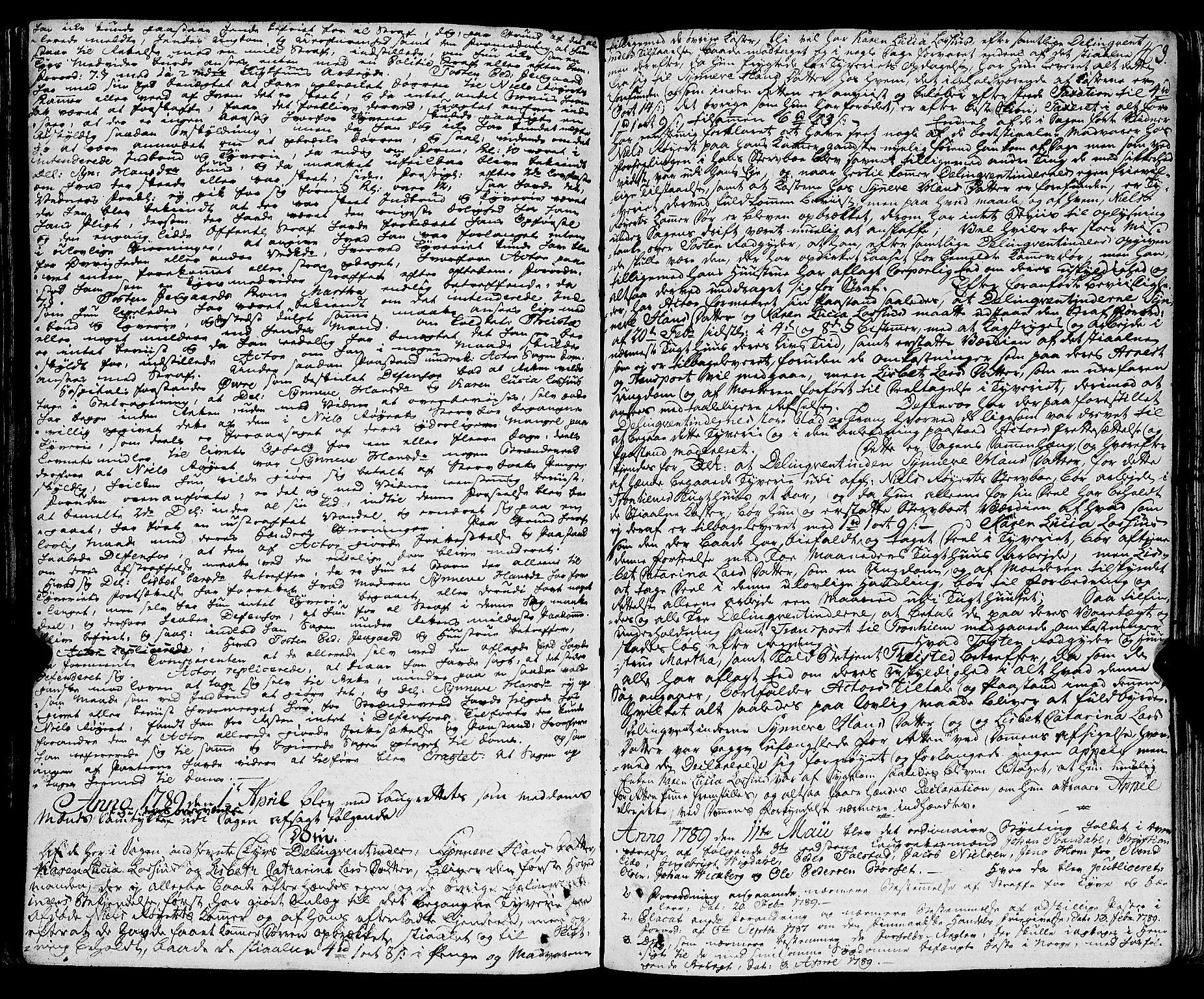 Molde byfogd, AV/SAT-A-0025/1/1A/L0001: Justisprotokoll, 1764-1796, p. 464