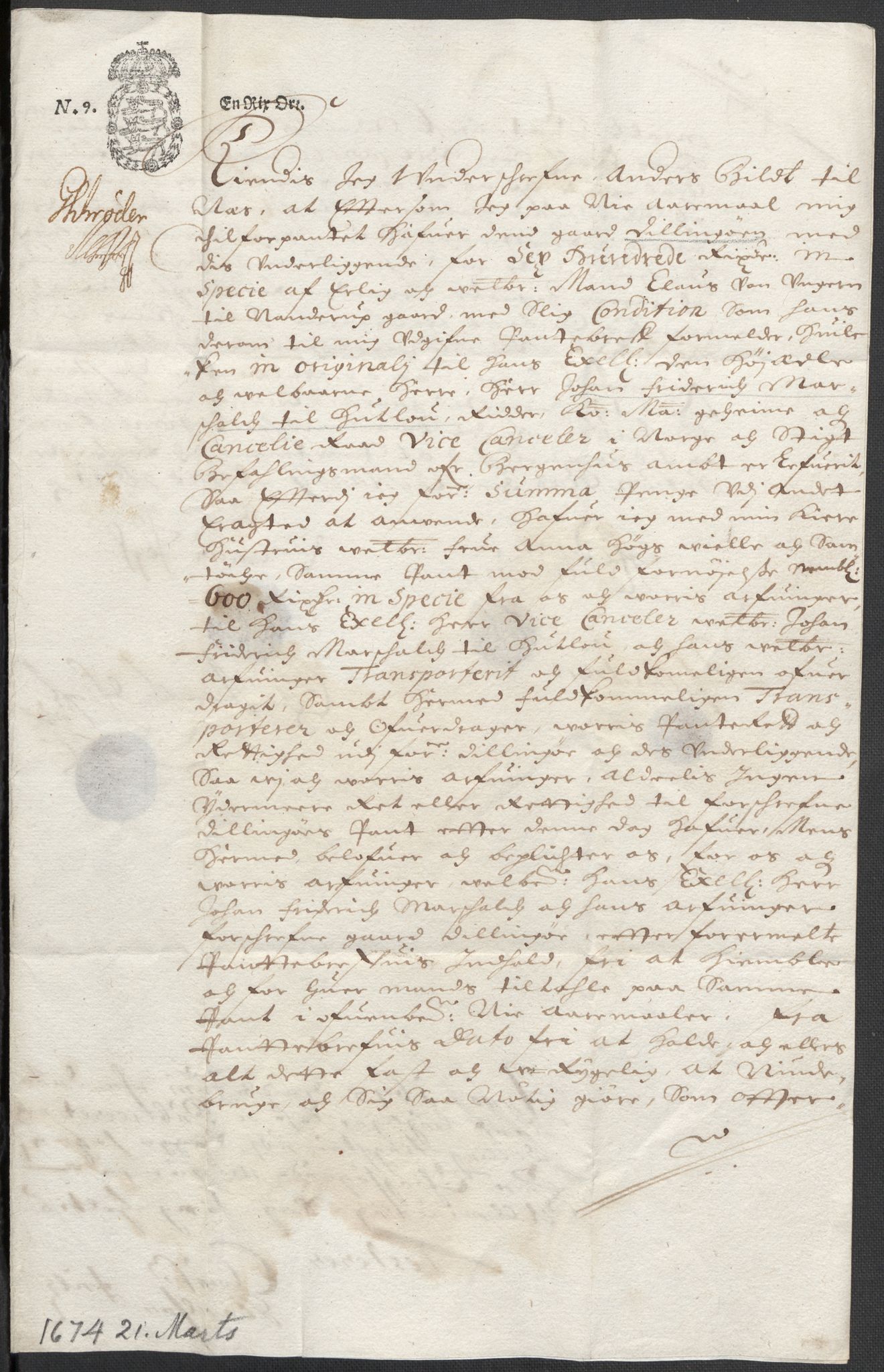 Riksarkivets diplomsamling, AV/RA-EA-5965/F12/L0009: Pk. 8 (III), 1435-1728, p. 223