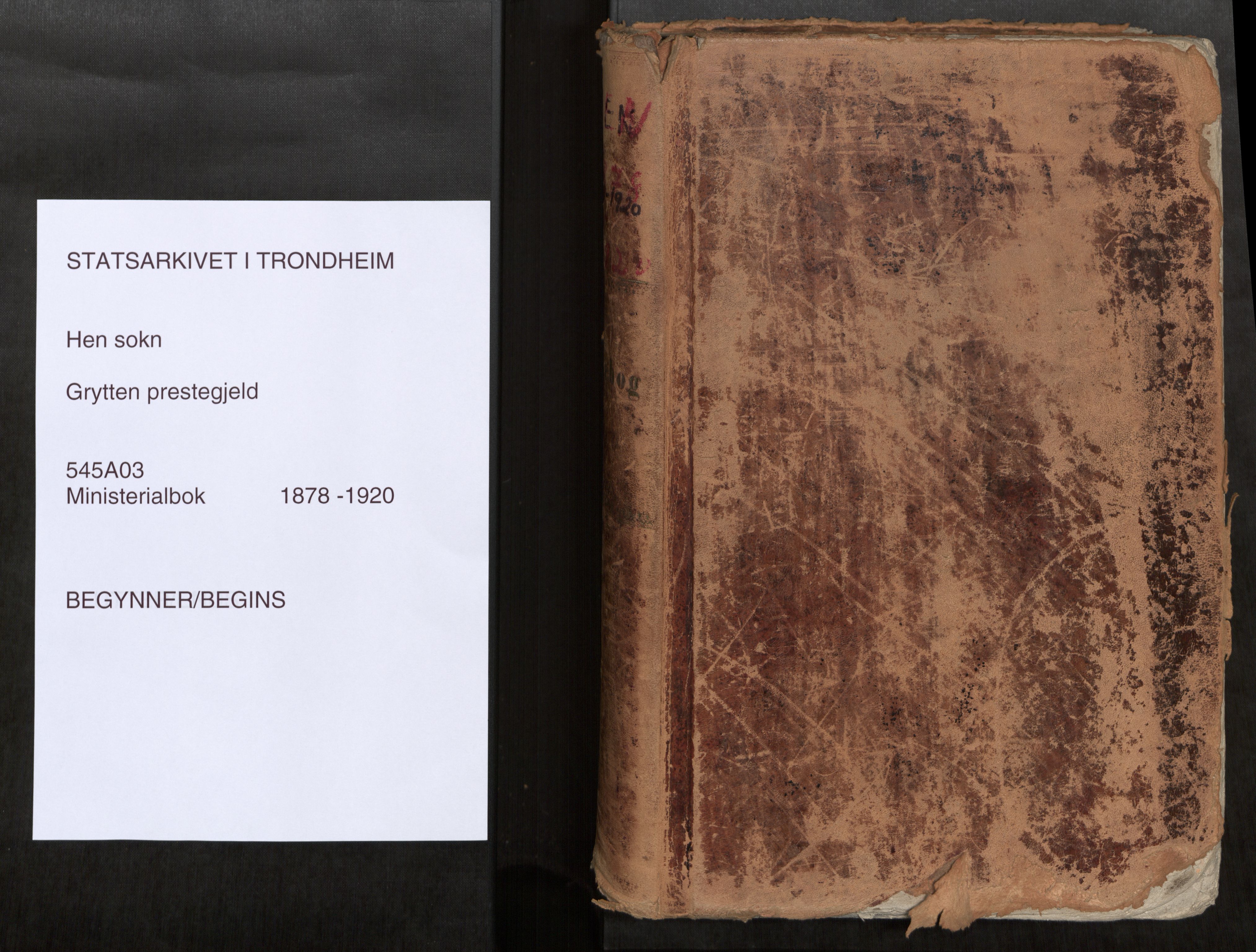 Ministerialprotokoller, klokkerbøker og fødselsregistre - Møre og Romsdal, SAT/A-1454/545/L0594: Parish register (official) no. 545A03, 1878-1920