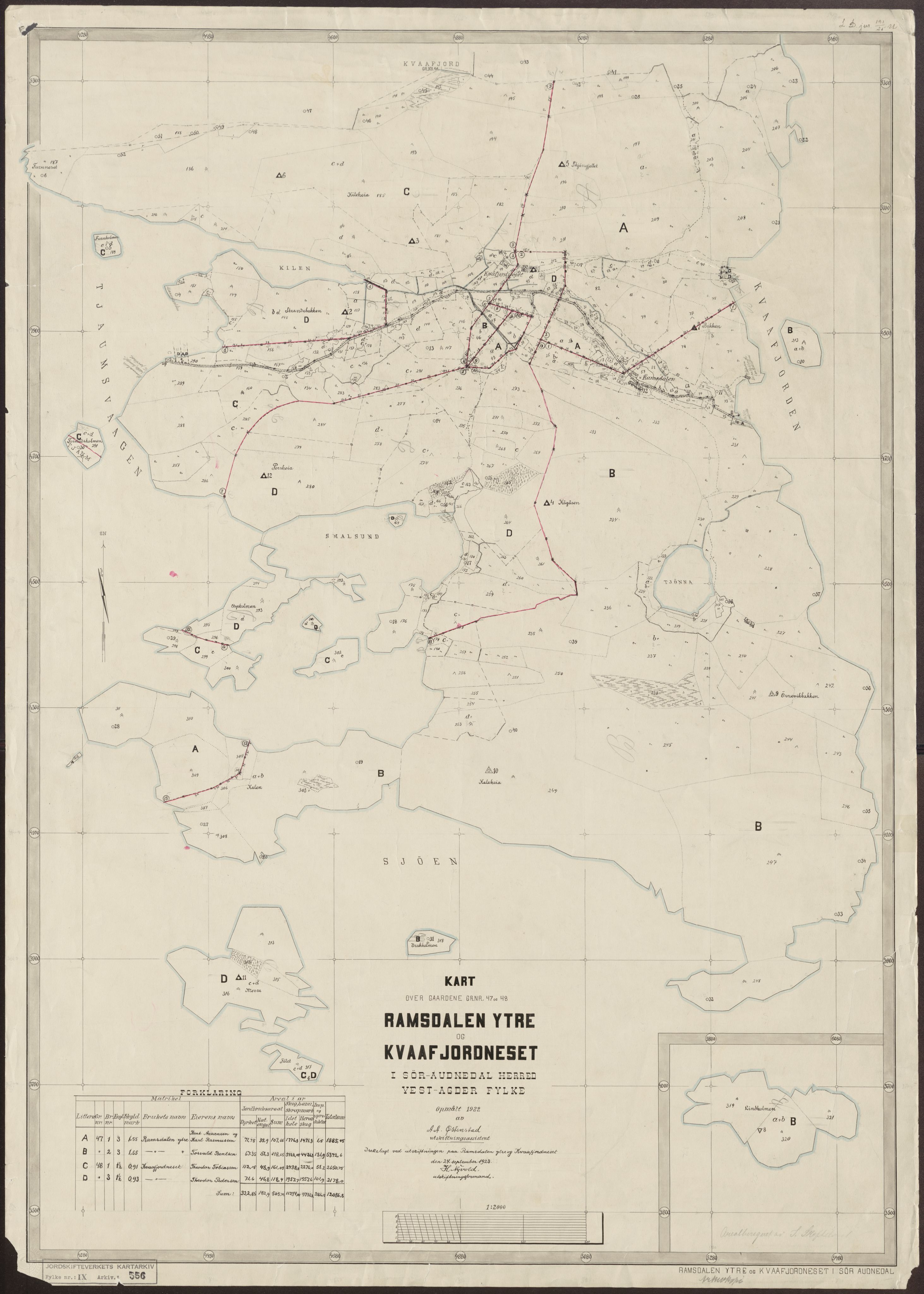 Jordskifteverkets kartarkiv, RA/S-3929/T, 1859-1988, p. 639
