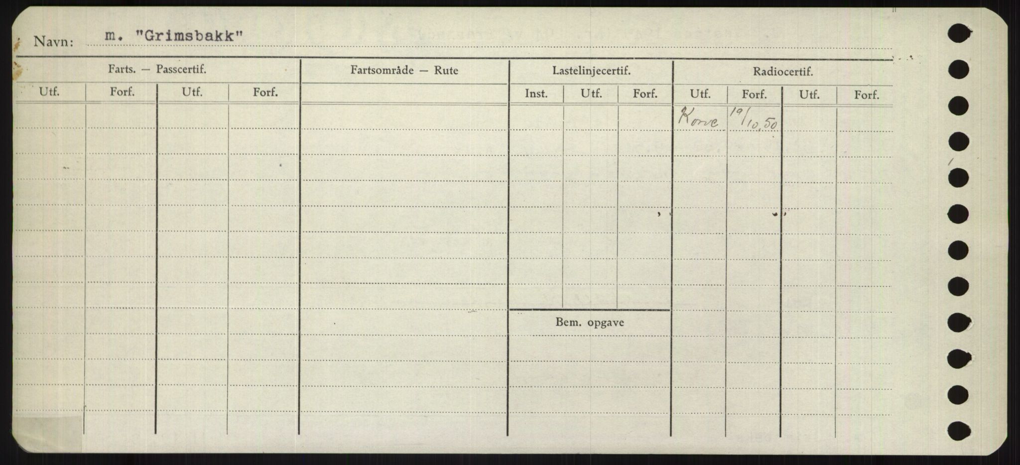 Sjøfartsdirektoratet med forløpere, Skipsmålingen, AV/RA-S-1627/H/Ha/L0002/0002: Fartøy, Eik-Hill / Fartøy, G-Hill, p. 260